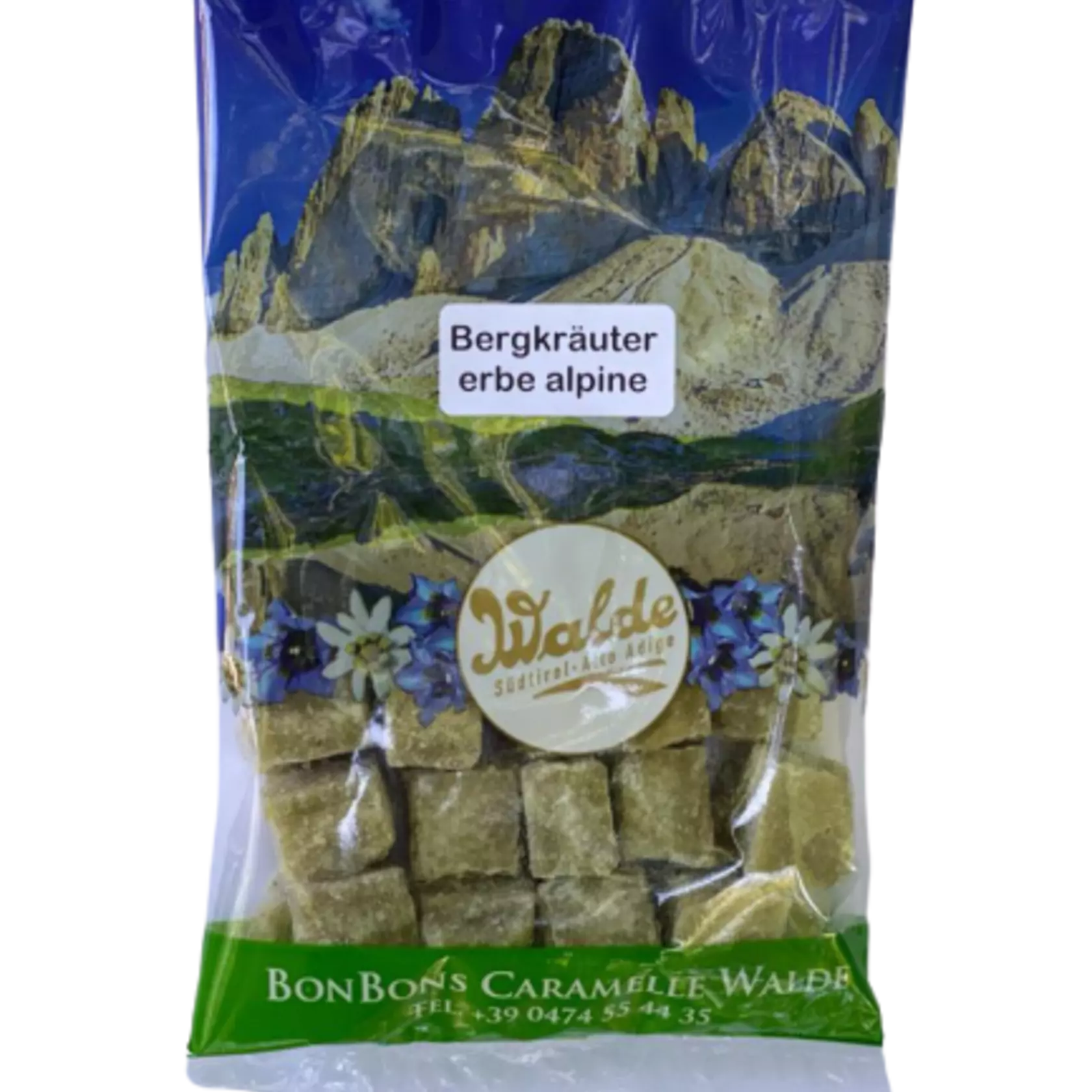 Bergkräuterwürfel - weiche Bonbons Bergkräuterwürfel - weiche Bonbons