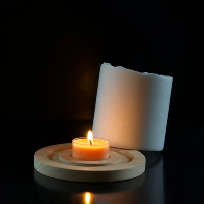 Lume Lapis - Portacandela in marmo