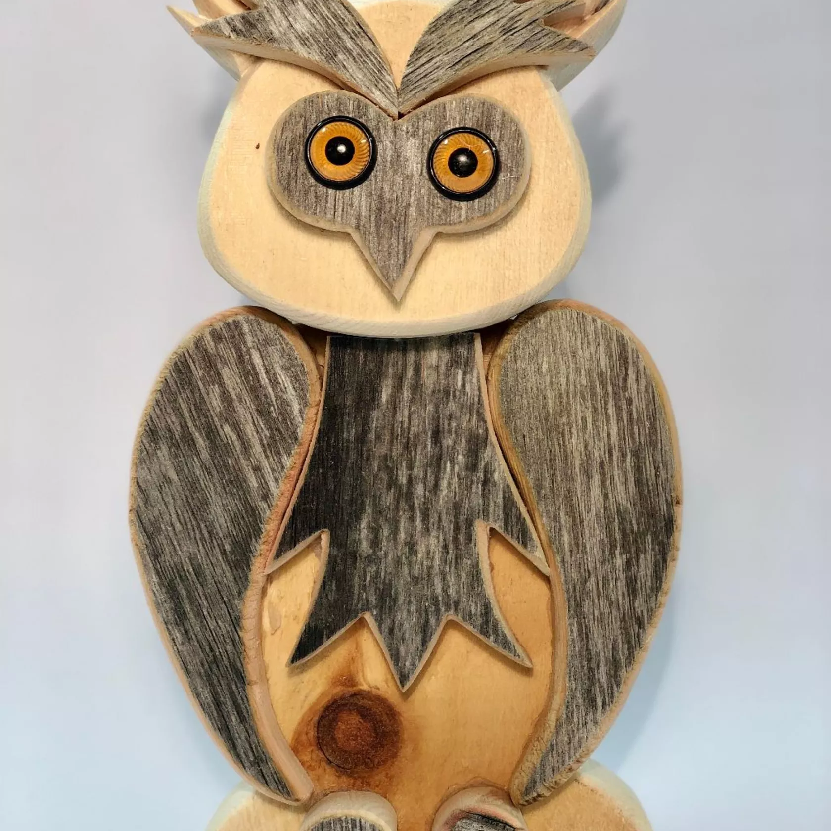 Eule Holz Geschenkidee