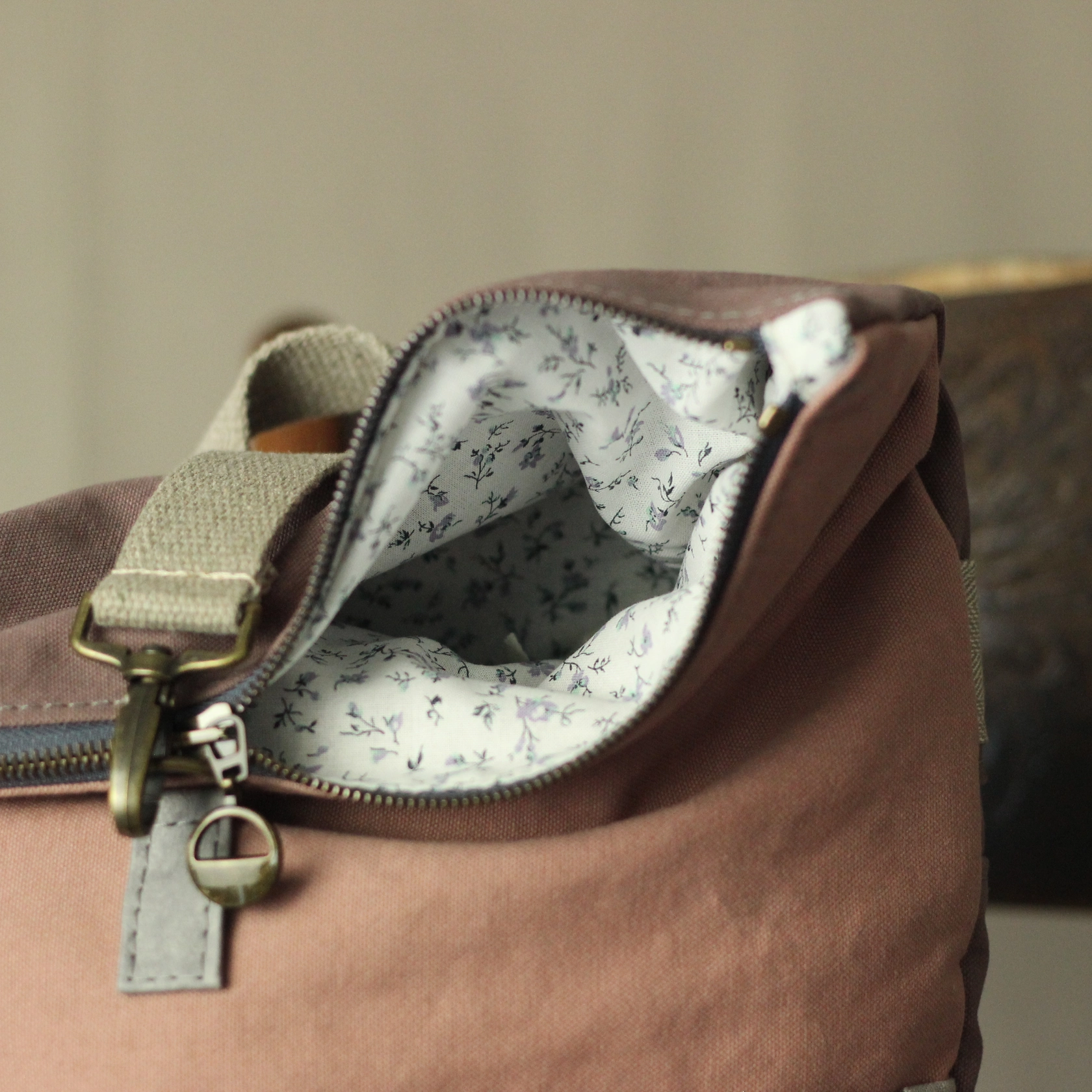 Rolltop Rucksack ROGER Sonnendruck Farn