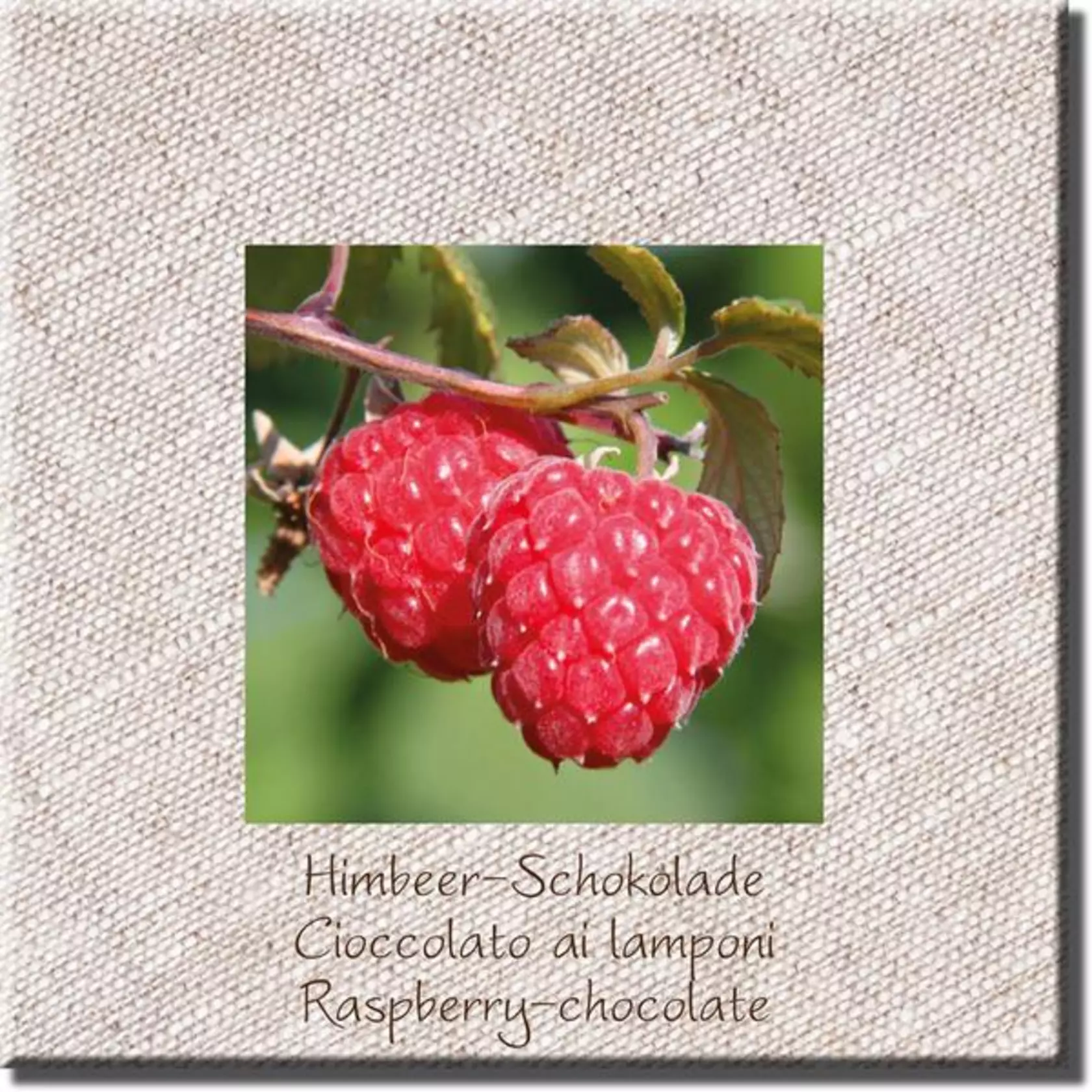 Edelschokolade "Himbeere" Edelschokolade "Himbeere"