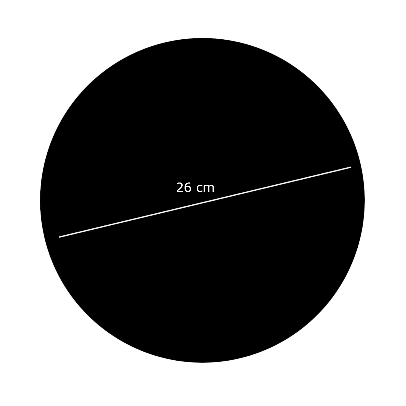 Design Wandleuchte rund 26 cm