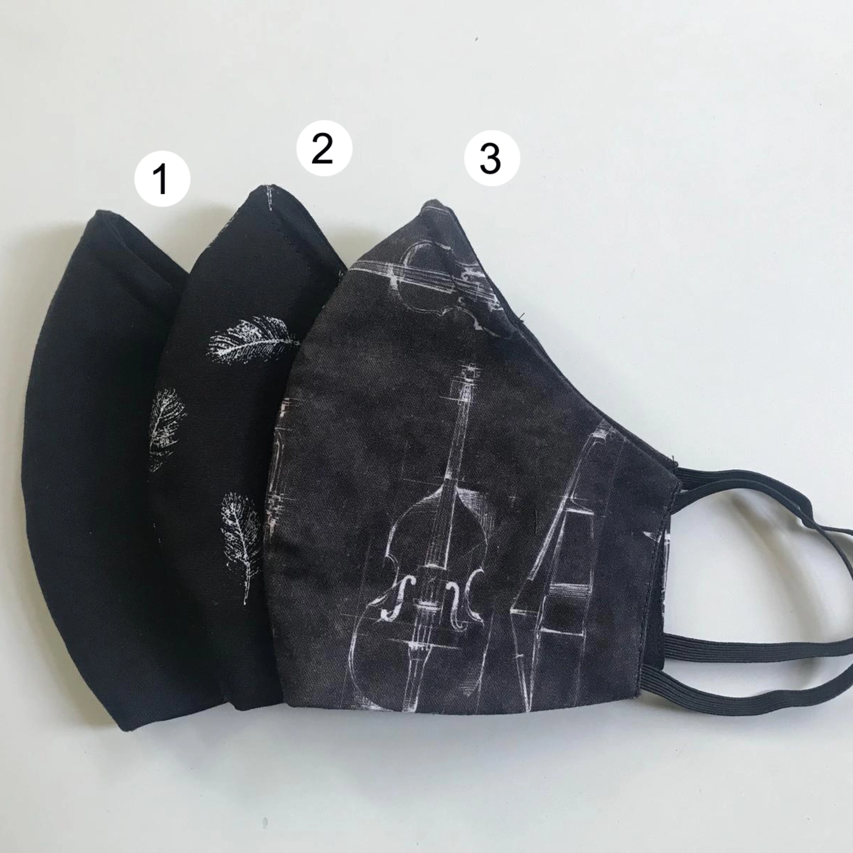 Mundschutz in Schwarz Mundschutz in Schwarz