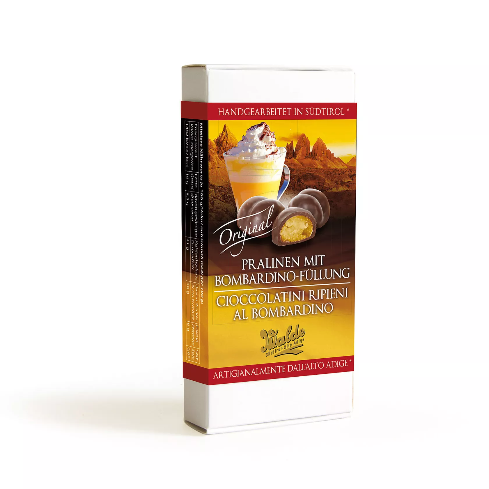 Pralinen mit Bombardino-Füllung Pralinen mit Bombardino-Füllung