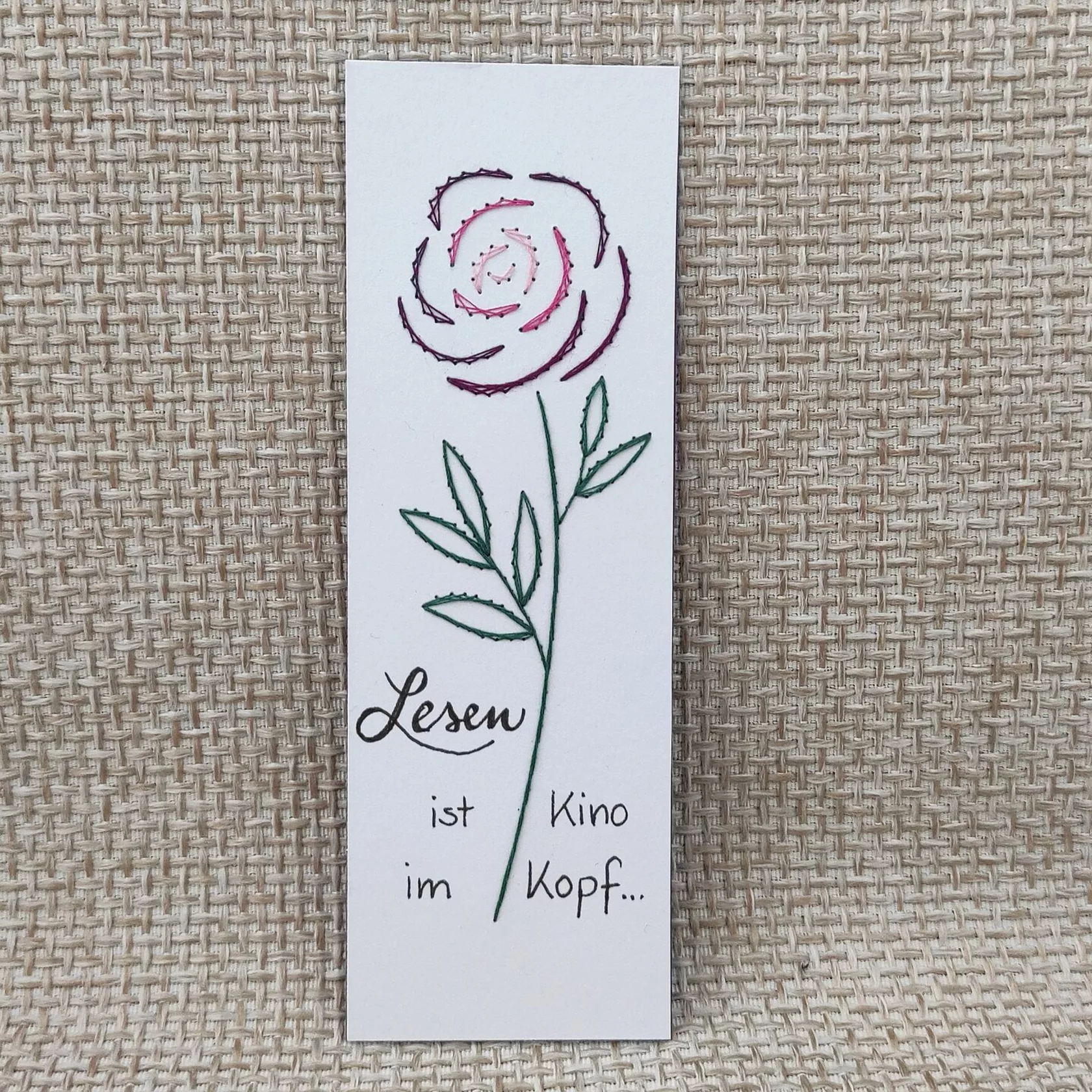 Lesezeichen 5x10 cm