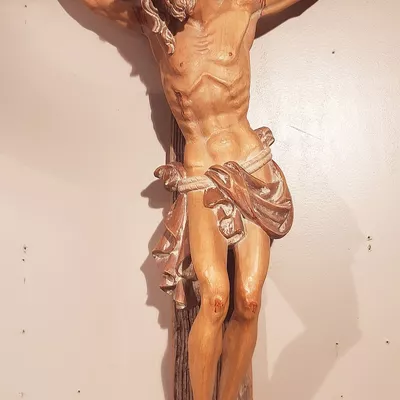 Christus antik bemalt Christus antik bemalt