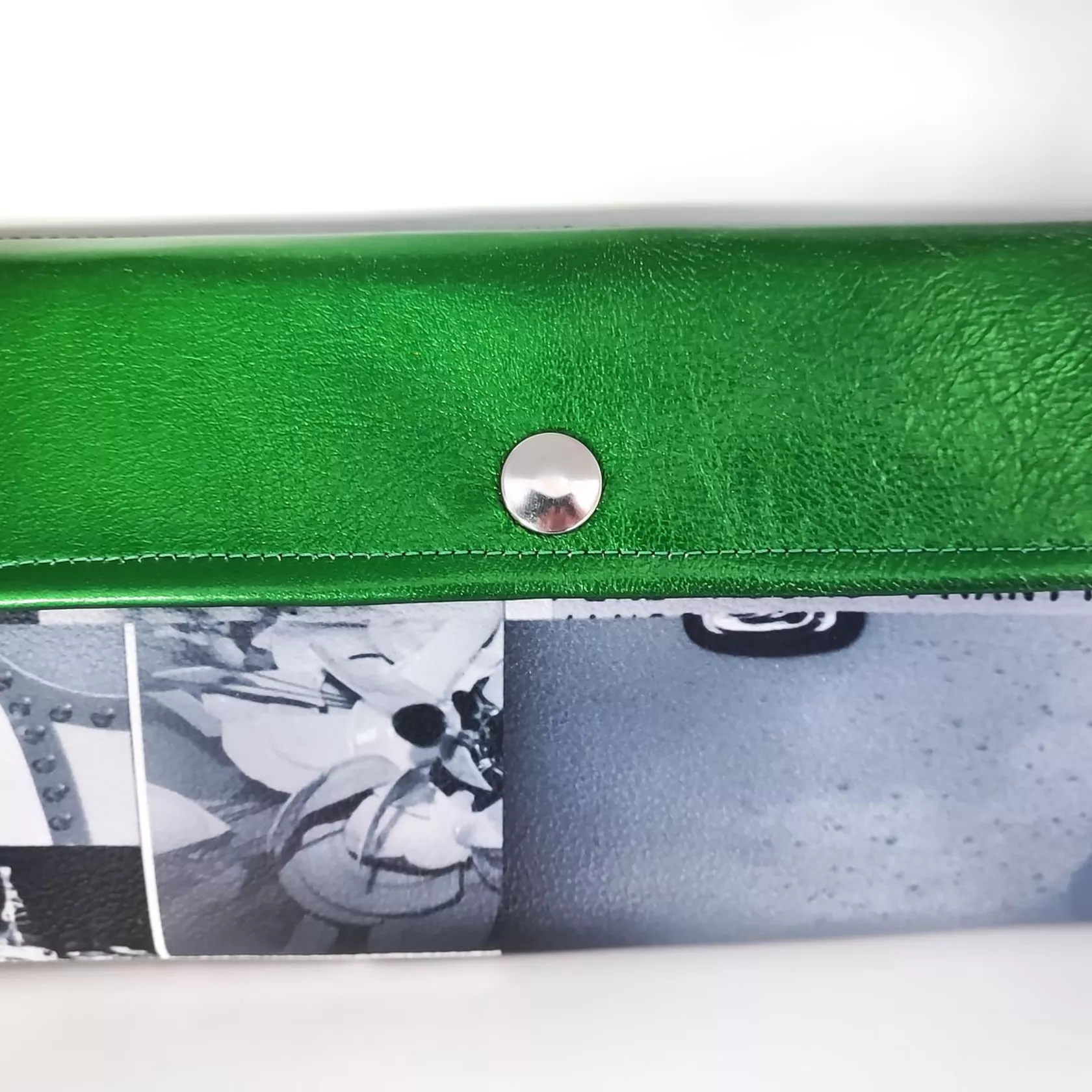 Brieftasche Mod. Matilda grün metallic Brieftasche Mod. Matilda grün metallic