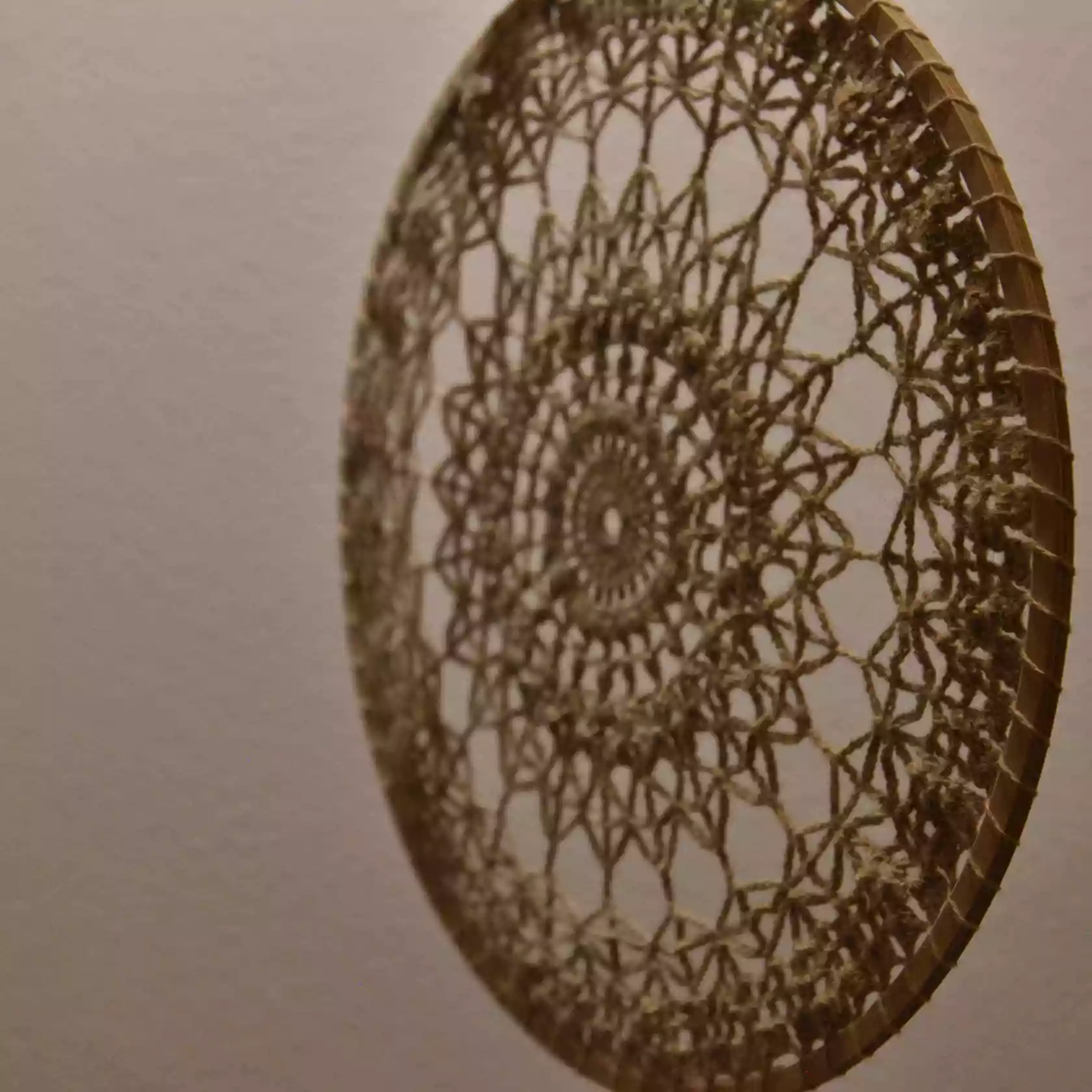 Traumfänger mit Schafwolle Traumfänger mit Schafwolle
