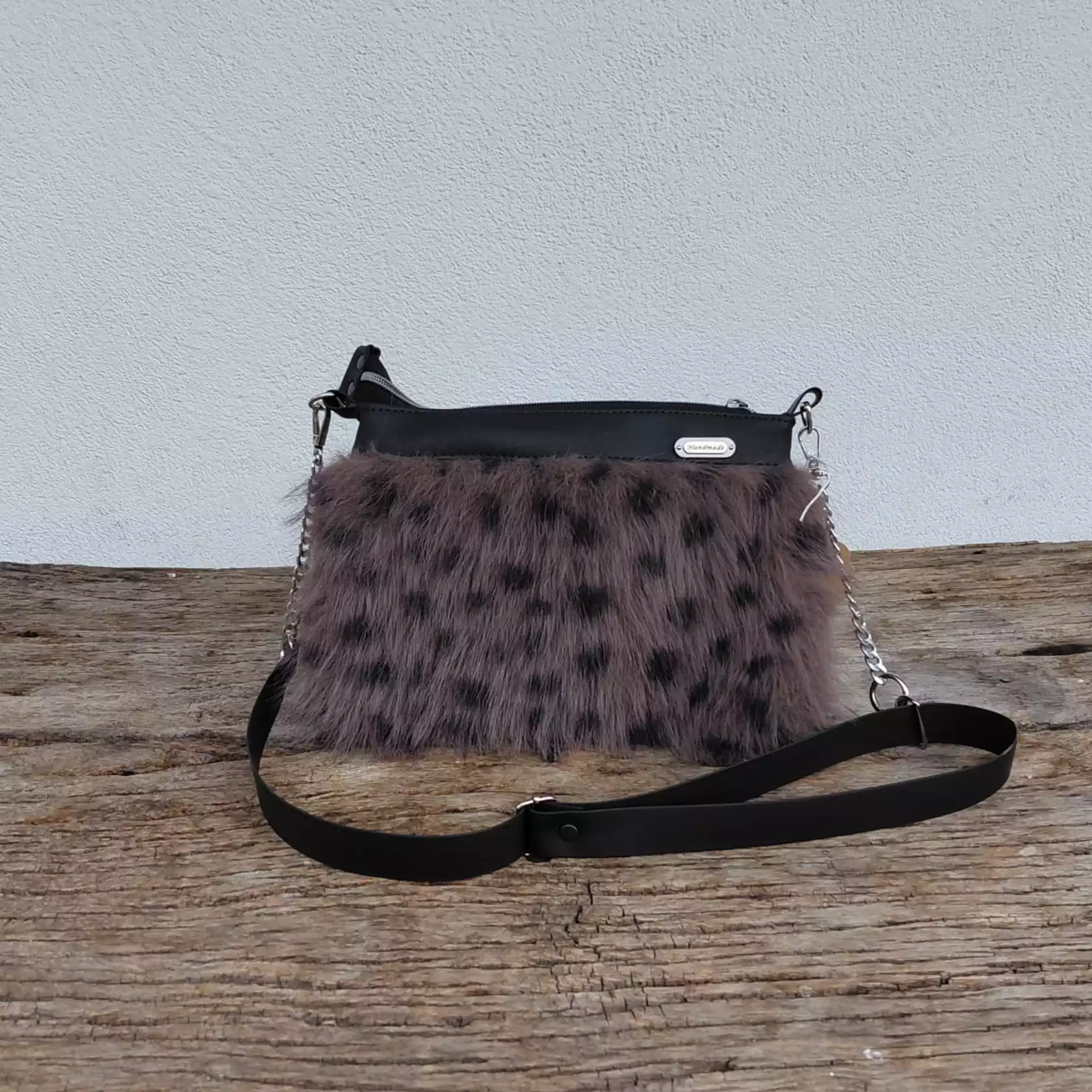 KELLY Mini Fell graubraun Punkte KELLY Mini Fell graubraun Punkte