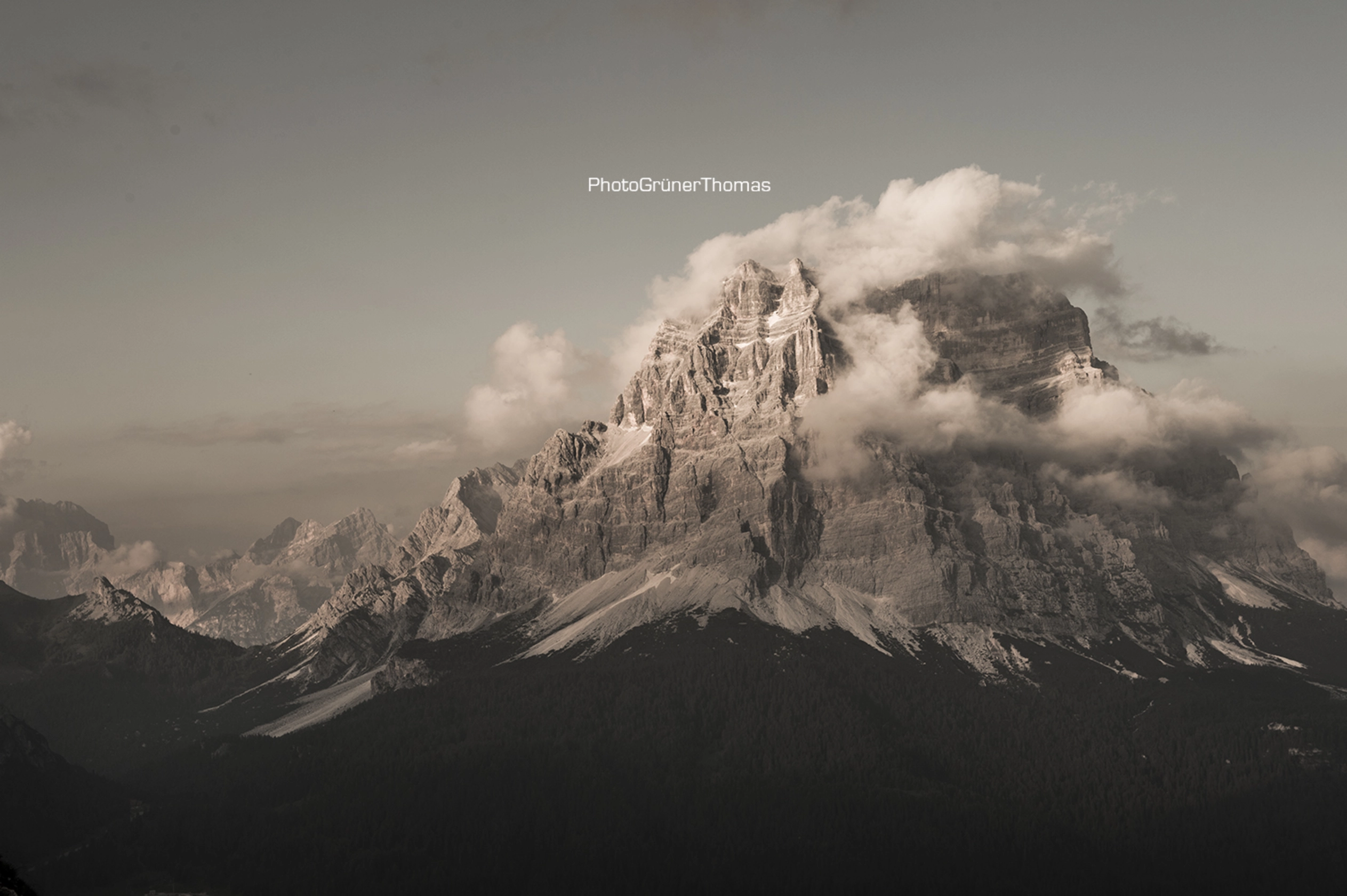 Monte Pelmo auf Leinwand Monte Pelmo auf Leinwand