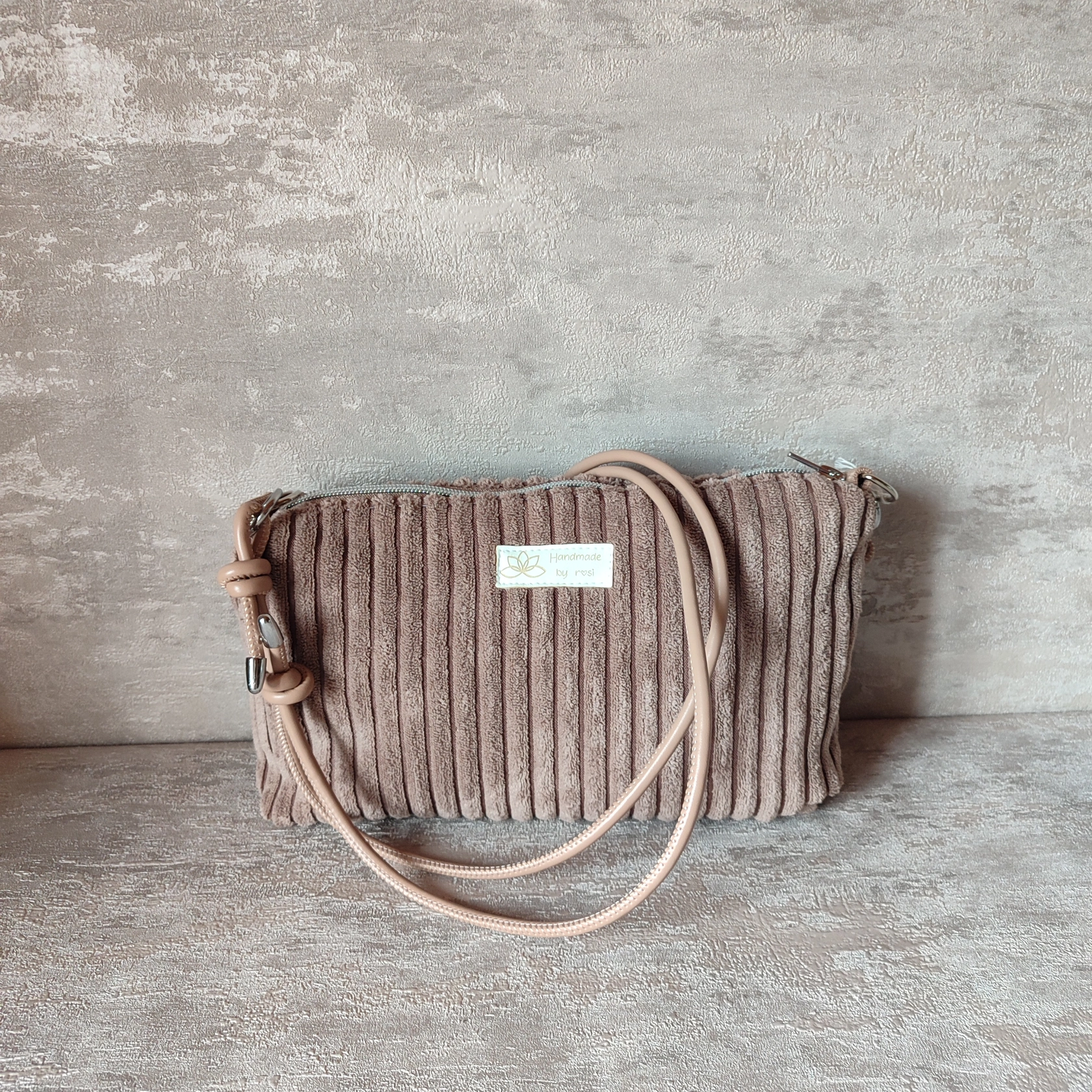 Minibag Breitcord cognac Minibag Breitcord cognac