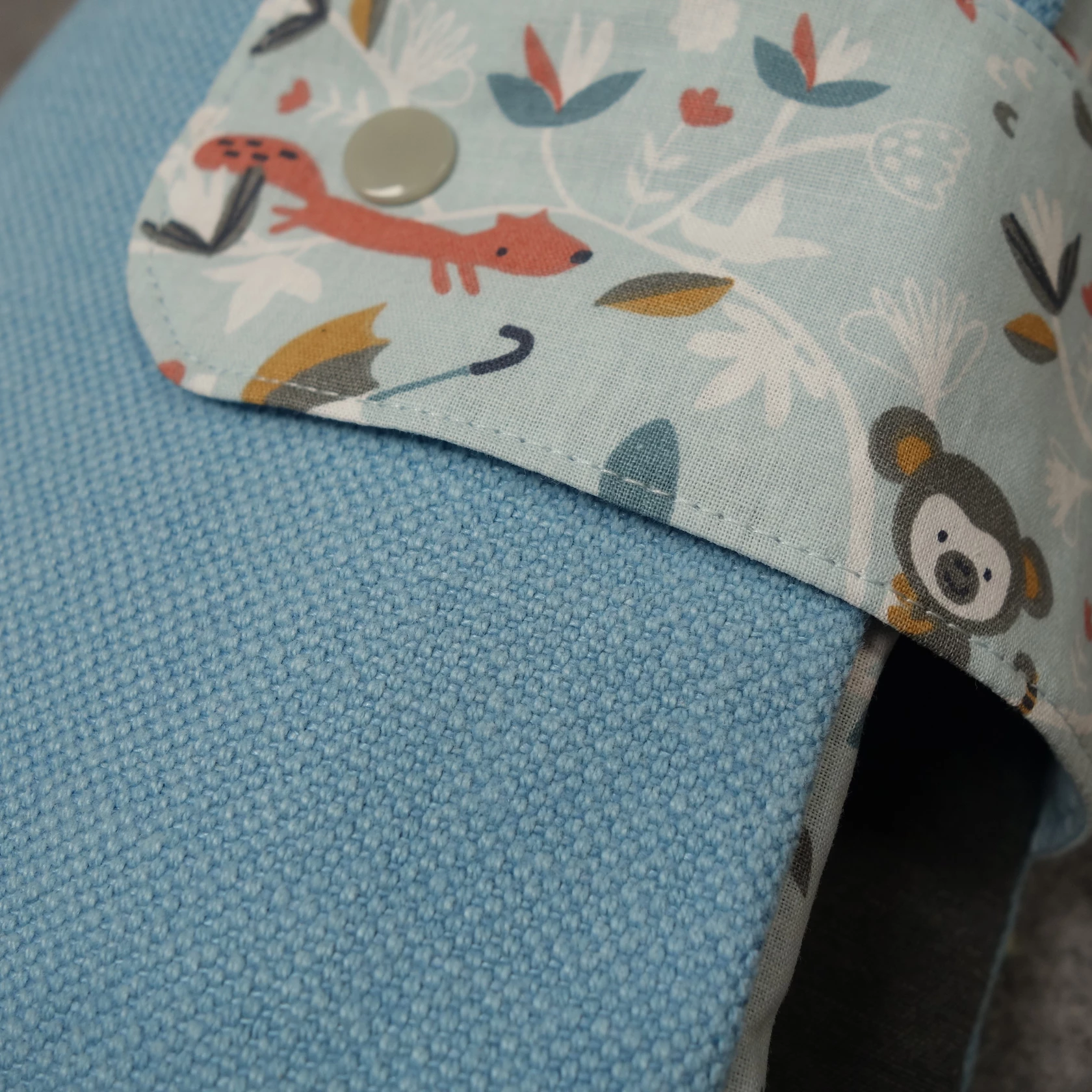 Windeltasche Waldtiere/Hellblau Windeltasche Waldtiere/Hellblau