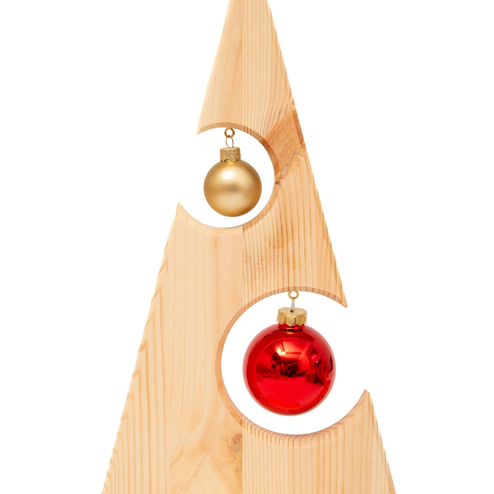 Albero di Natale con 2 sfere