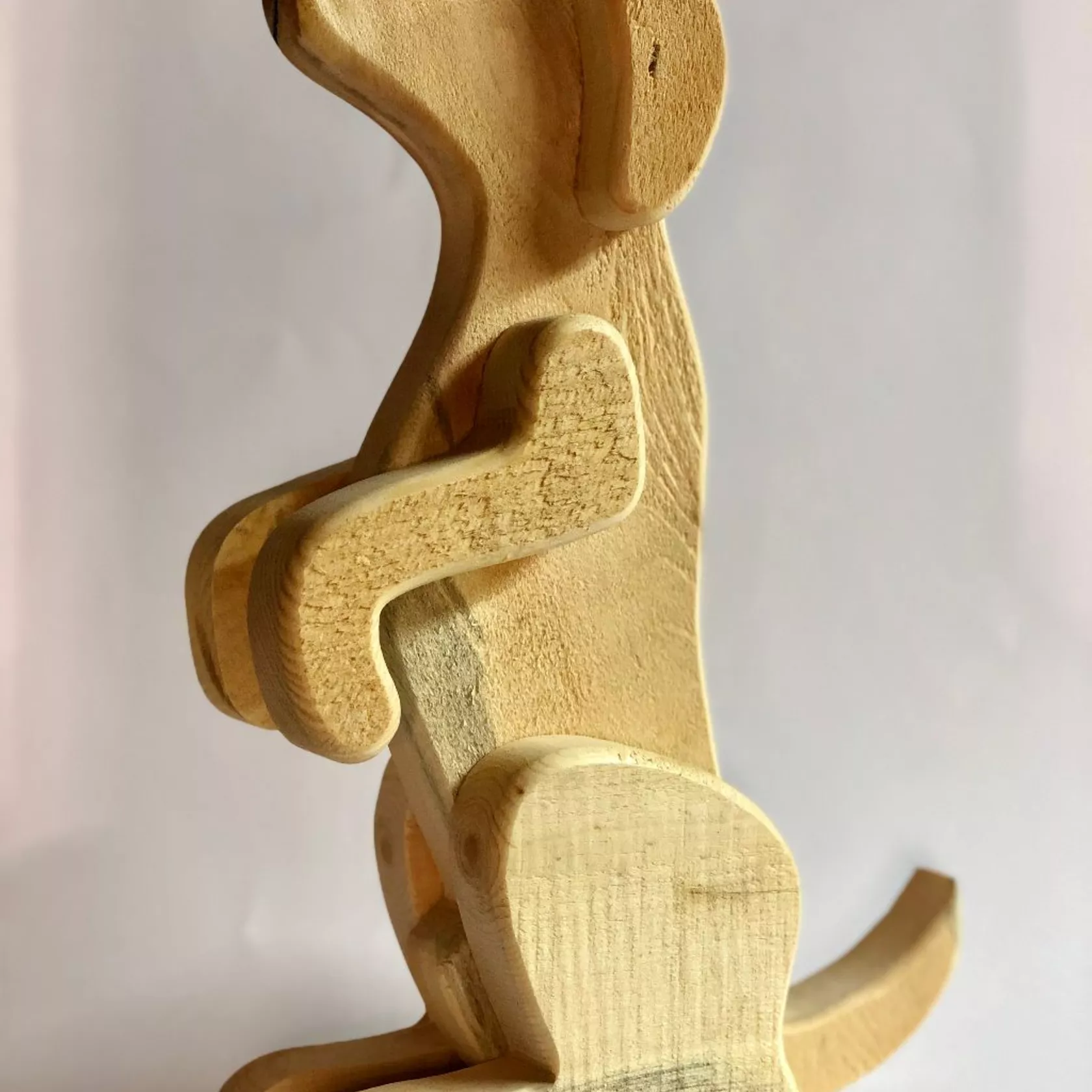 Holzfigur Hund Holzfigur Hund
