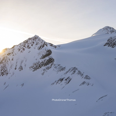 Similaun Winterlandschaft im Schnalstal, Südtirol Similaun Winterlandschaft im Schnalstal, Südtirol