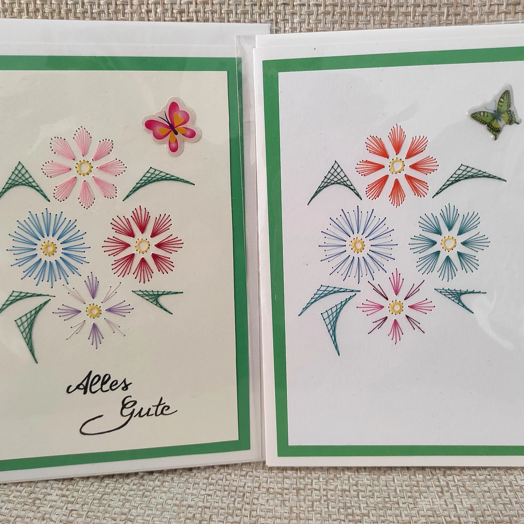 Glückwunschkarte "Blumenstrauss"