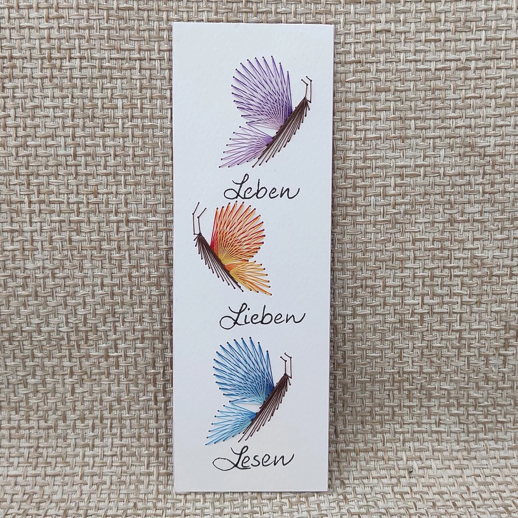 Lesezeichen 5x10 cm