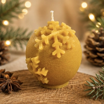 Kugel mit Schneeflocke Kugel mit Schneeflocke