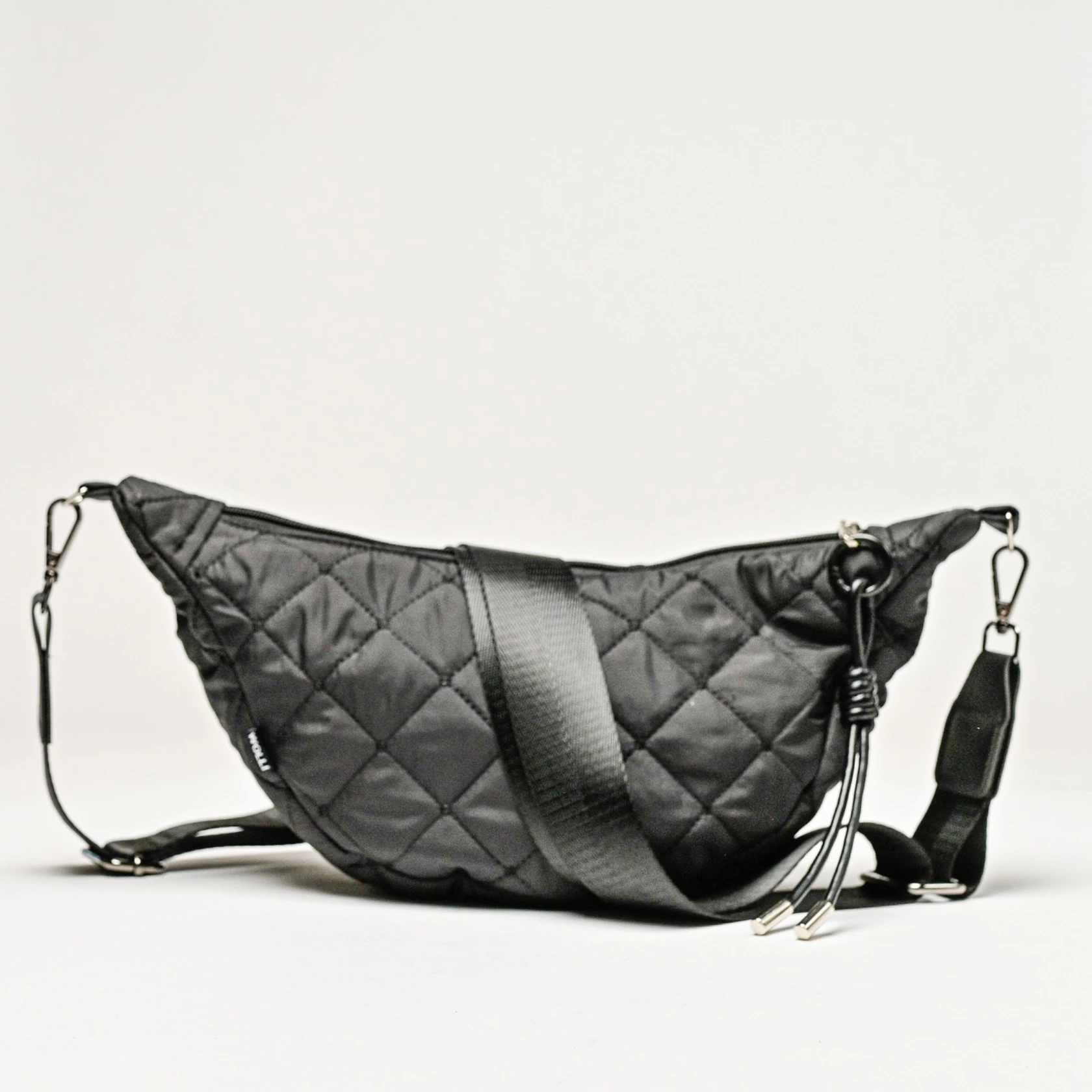 Luna bag nero wattiert