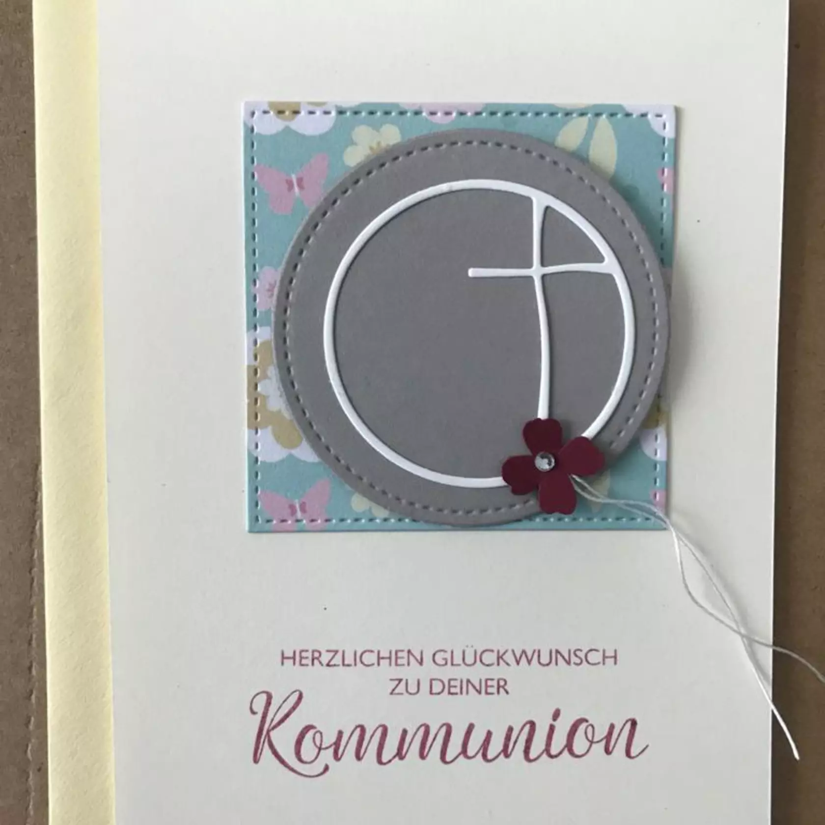 Glückwunschkarte zur Kommunion
Glückwunschkarte zur Kommunion