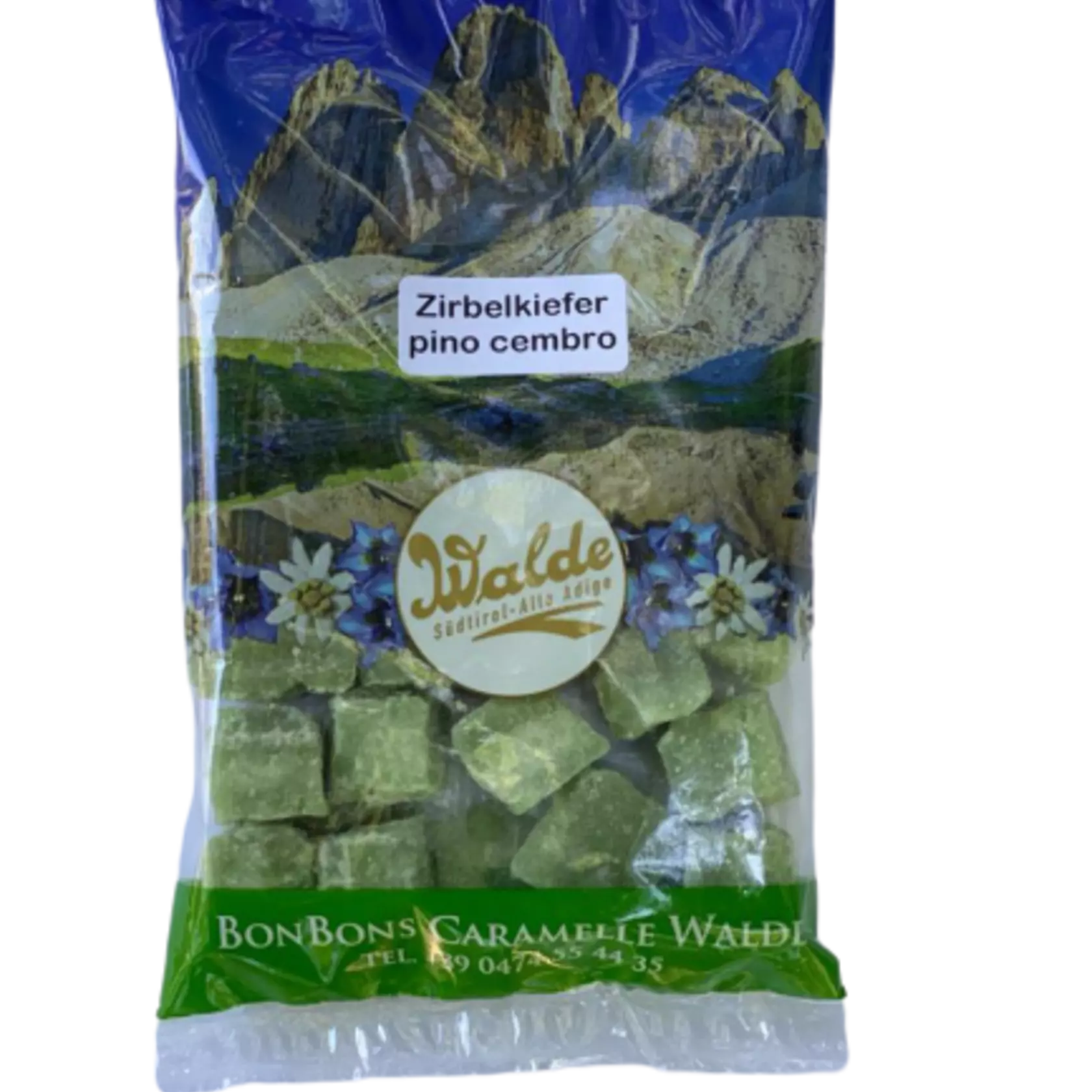 Zirbelkieferwürfel - weiche Bonbons Zirbelkieferwürfel - weiche Bonbons