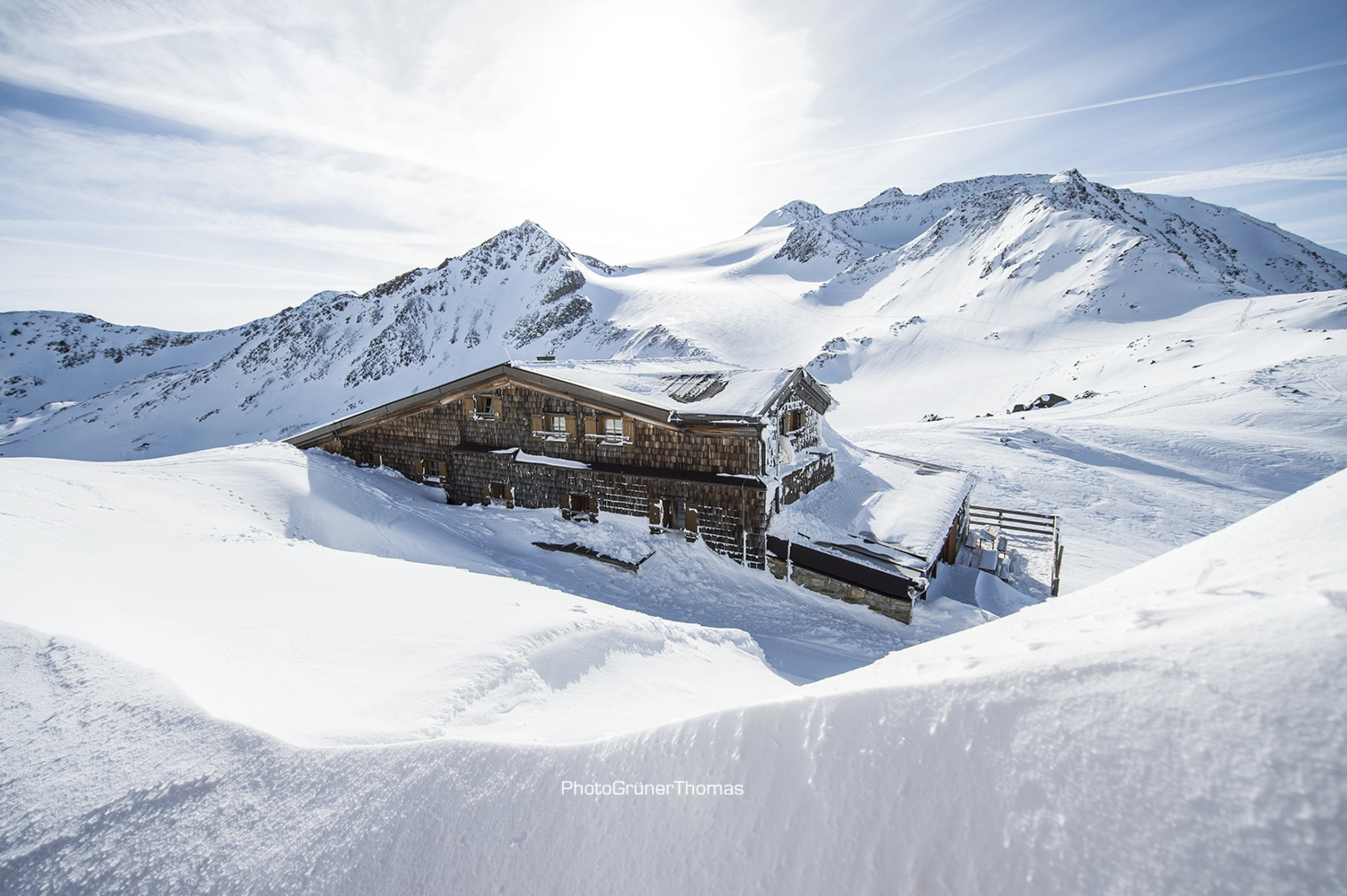 Similaunhütte im Schnalstal, Südtirol Similaunhütte im Schnalstal, Südtirol