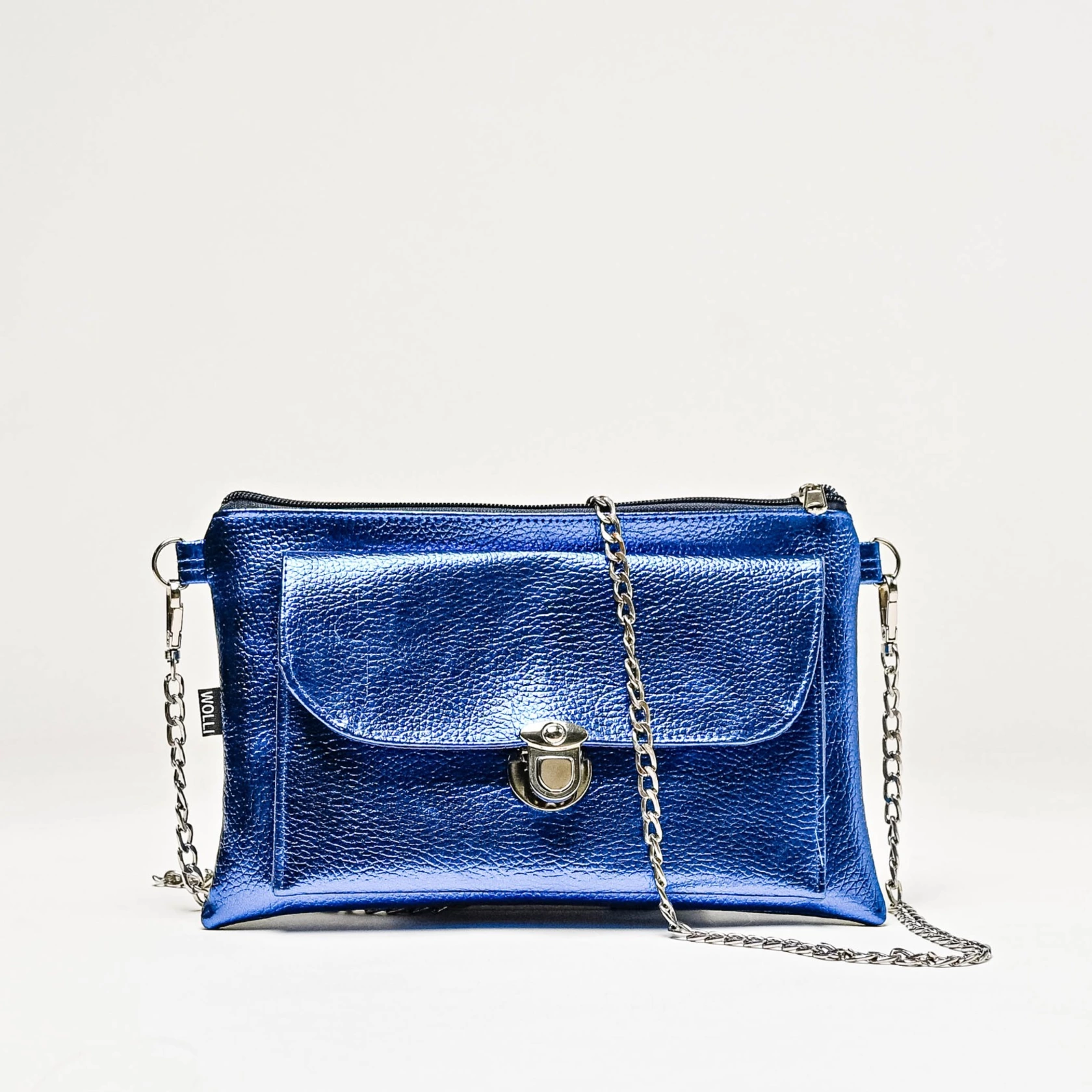 Summer-Bag metallizzata blu