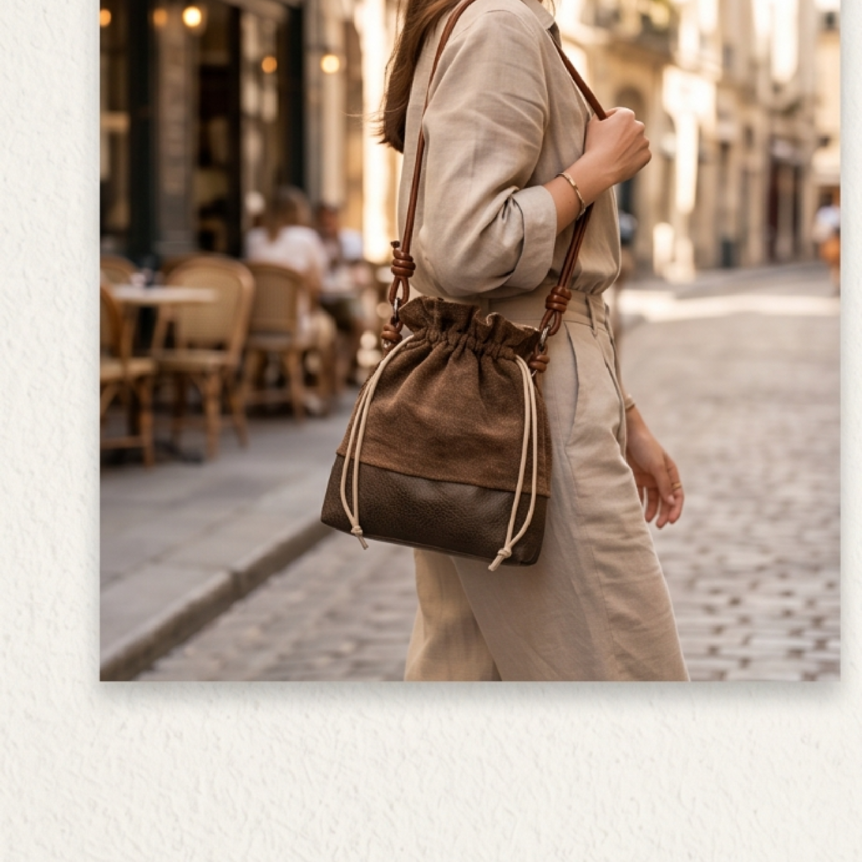 Bucket bag marrone Bucket bag marrone