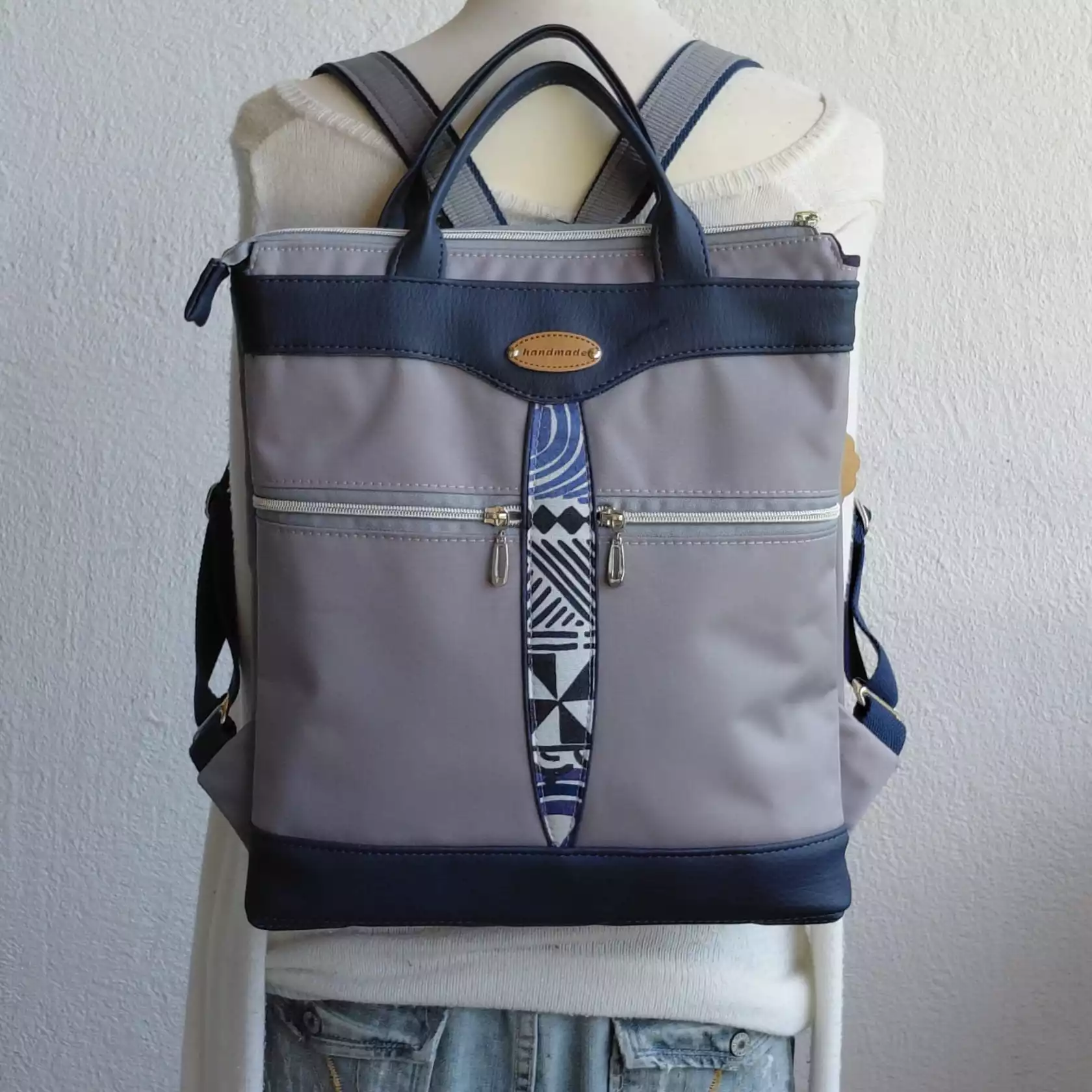Rucksack blau grau Rucksack blau grau