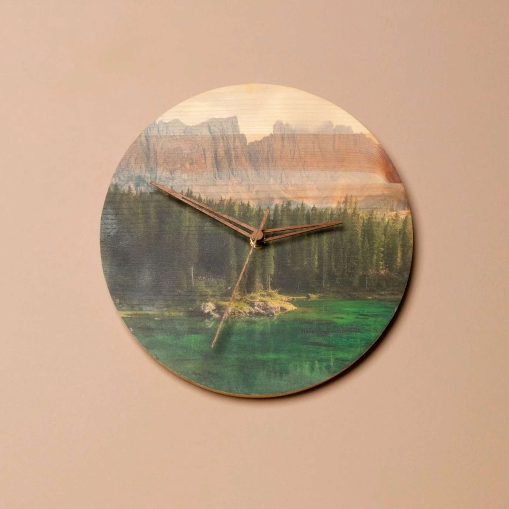 Runde Wanduhr Karersee Runde Wanduhr Karersee