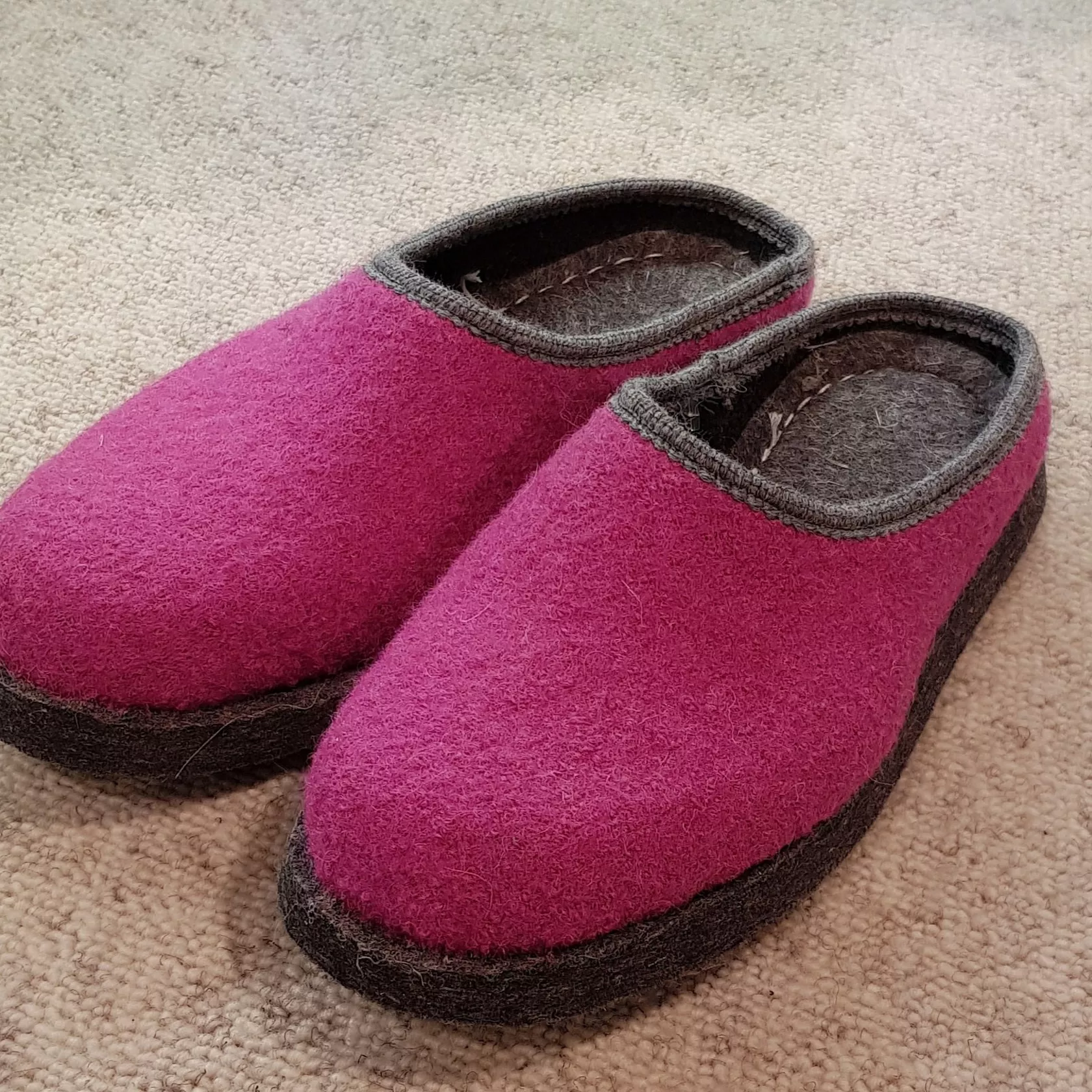 Pantoffeln - handgemachte Potschn Damen hinten offen - Toppar Pantoffeln - handgemachte Potschn Damen hinten offen - Toppar