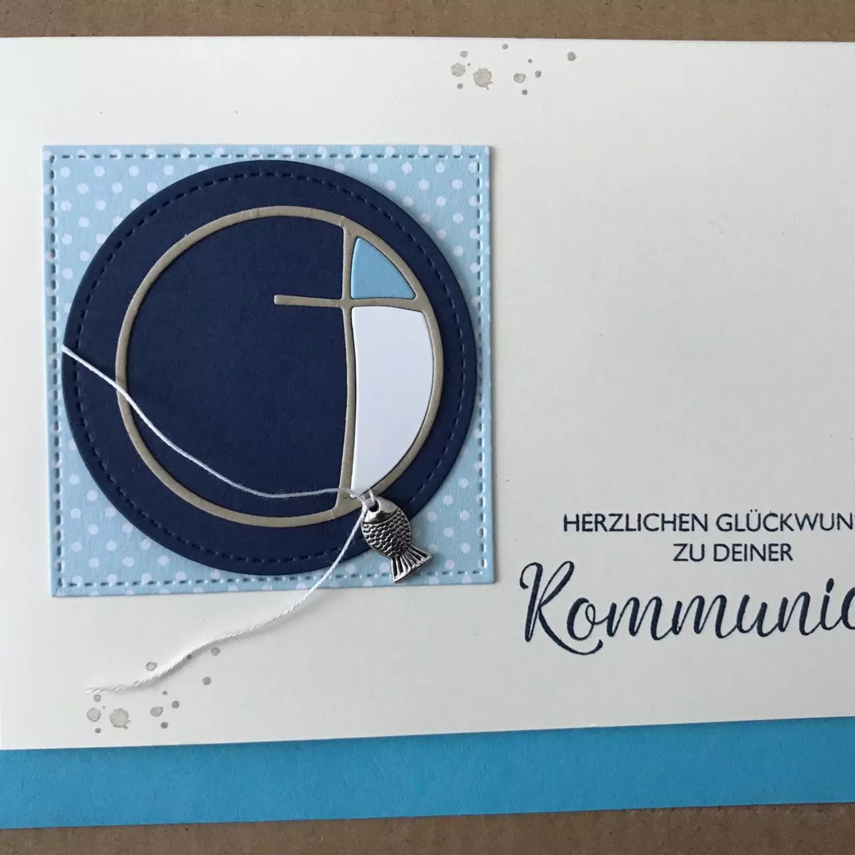 Glückwunschkarte zur Kommunion
Glückwunschkarte zur Kommunion