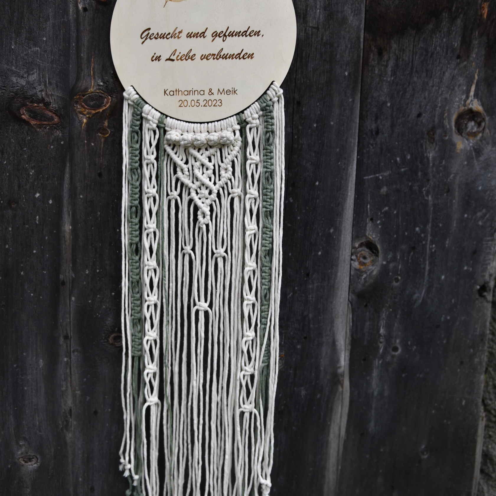 WEDDING Wandbehang Makramee WEDDING Wandbehang Makramee