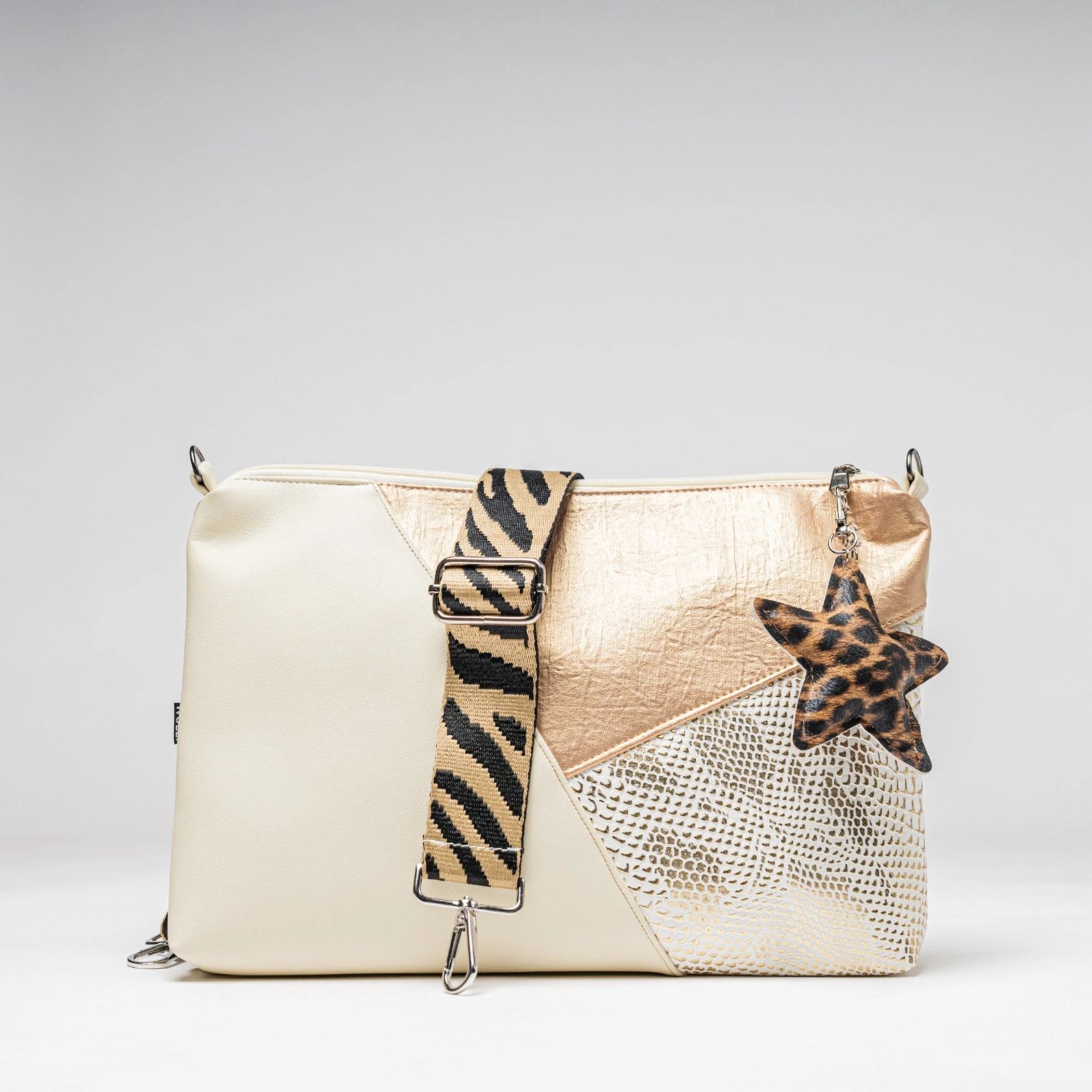 Mini-cross beige oro Mini-cross beige oro