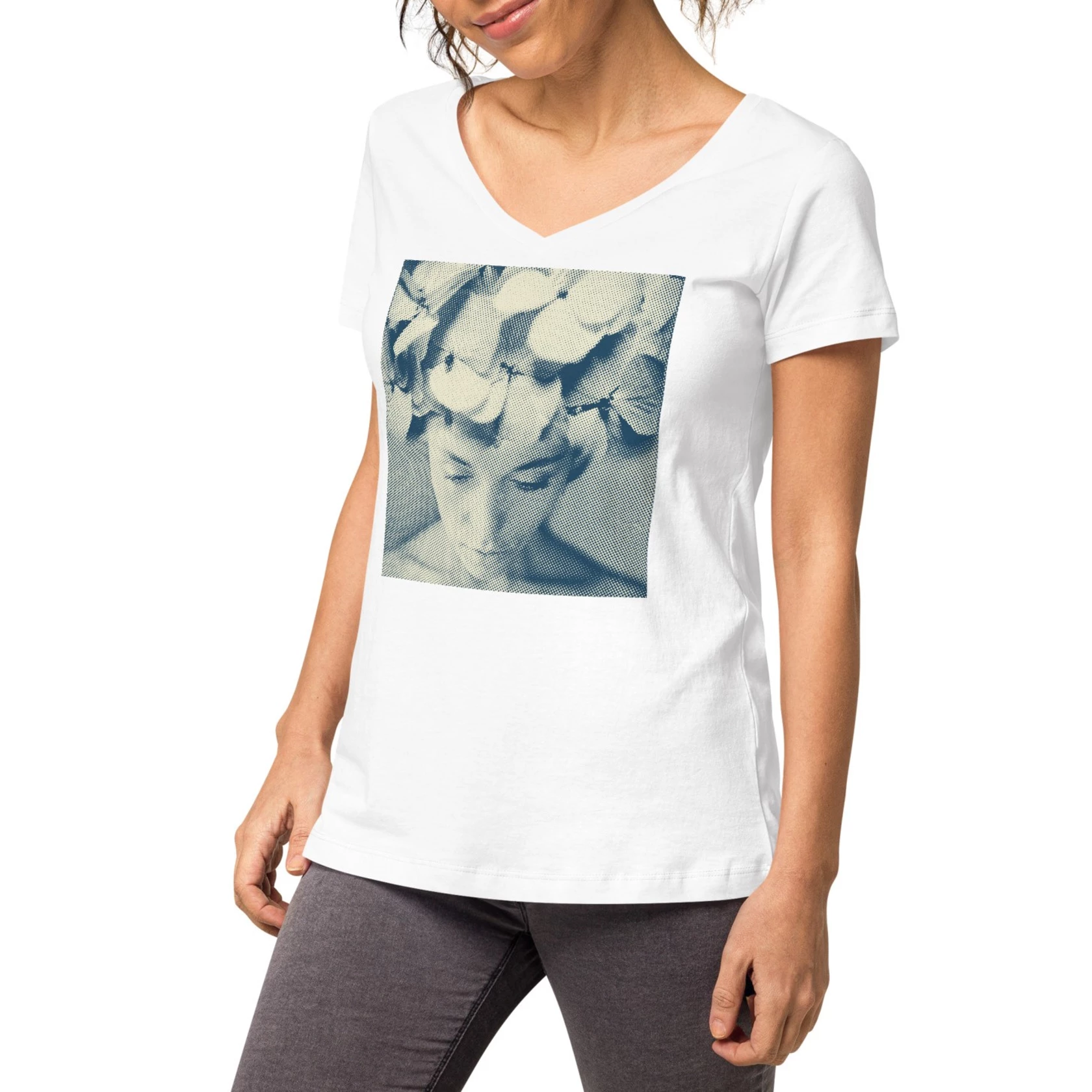 T-shirt per donna con collage T-shirt per donna con collage