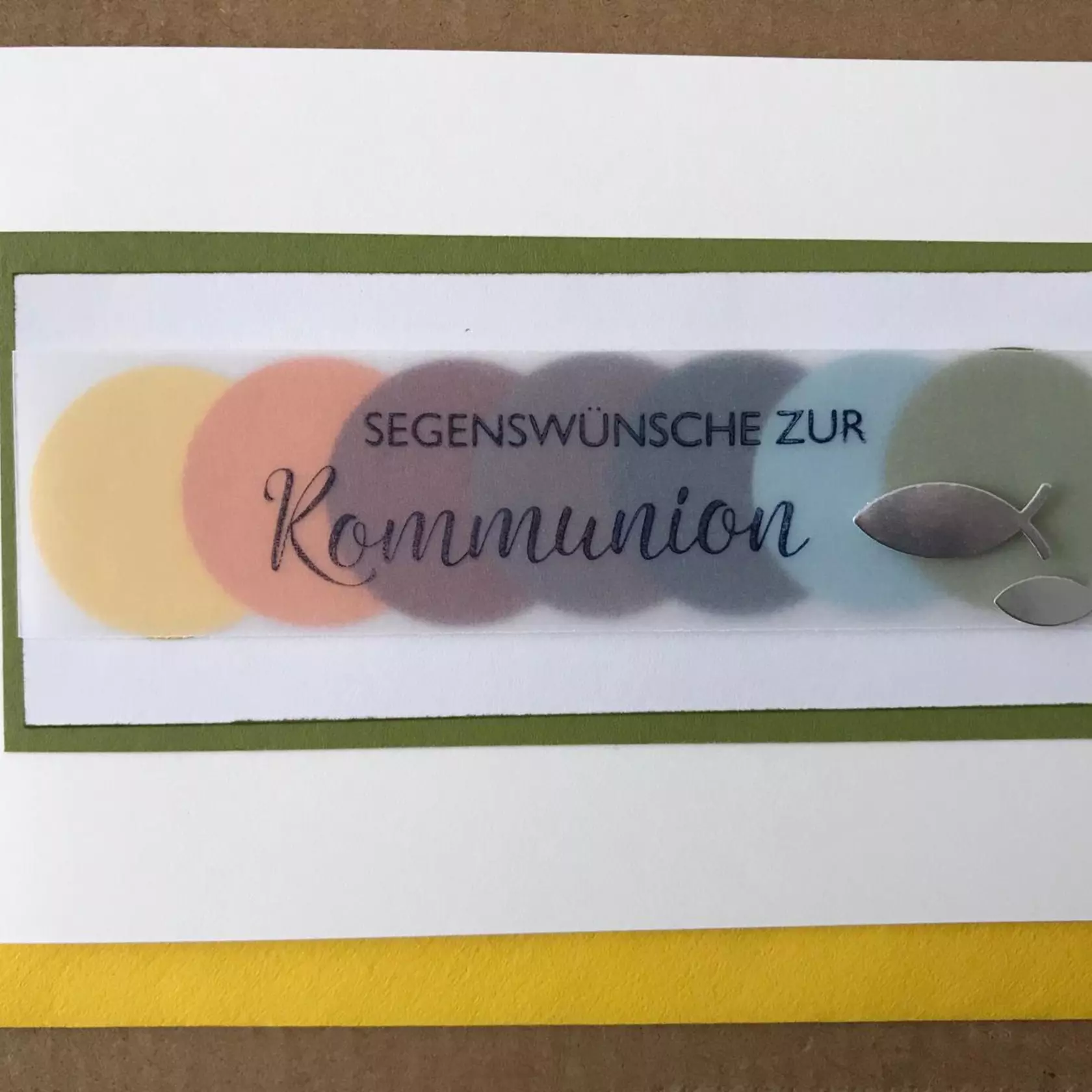 Glückwunschkarte zur Kommunion
Glückwunschkarte zur Kommunion
