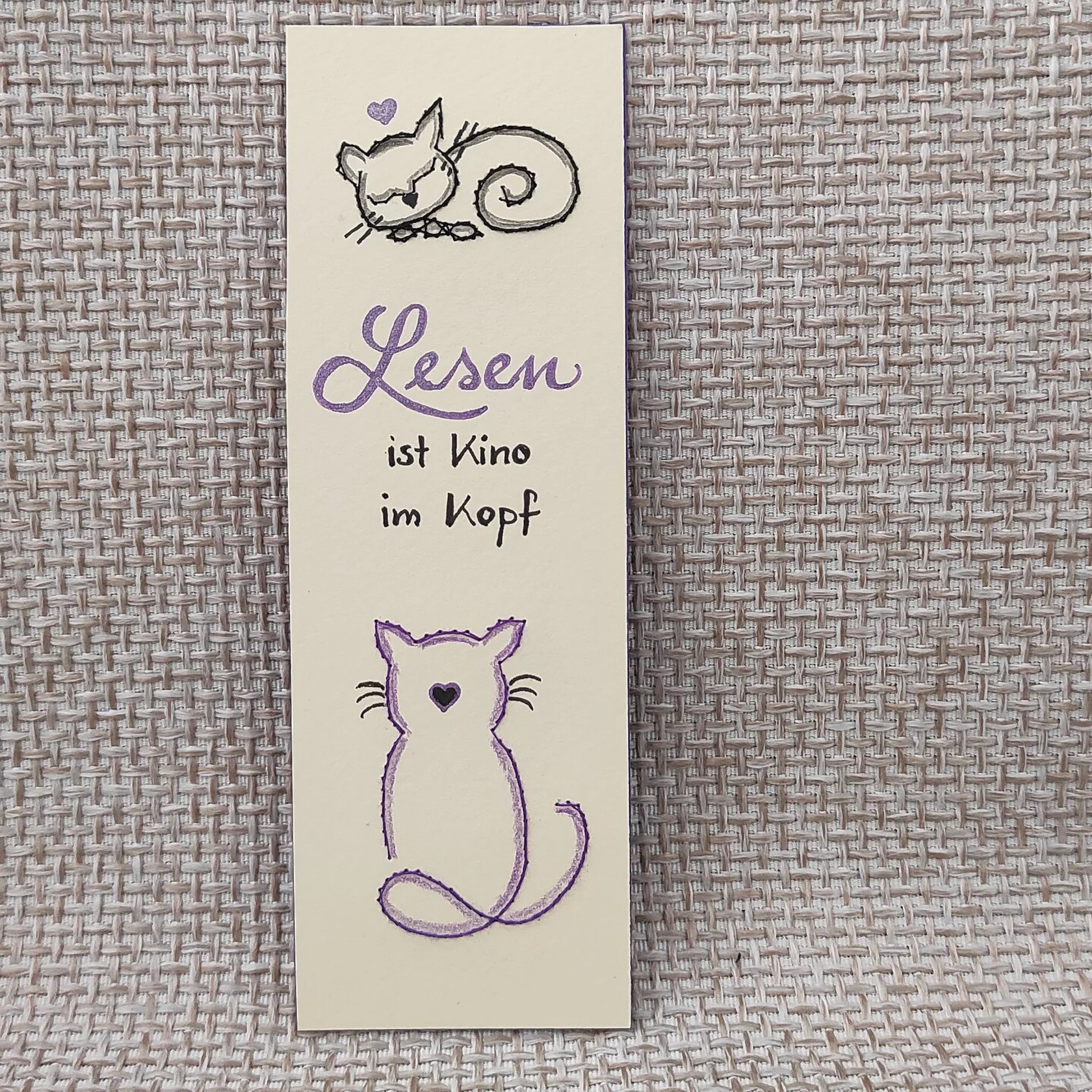 Lesezeichen 5x10 cm