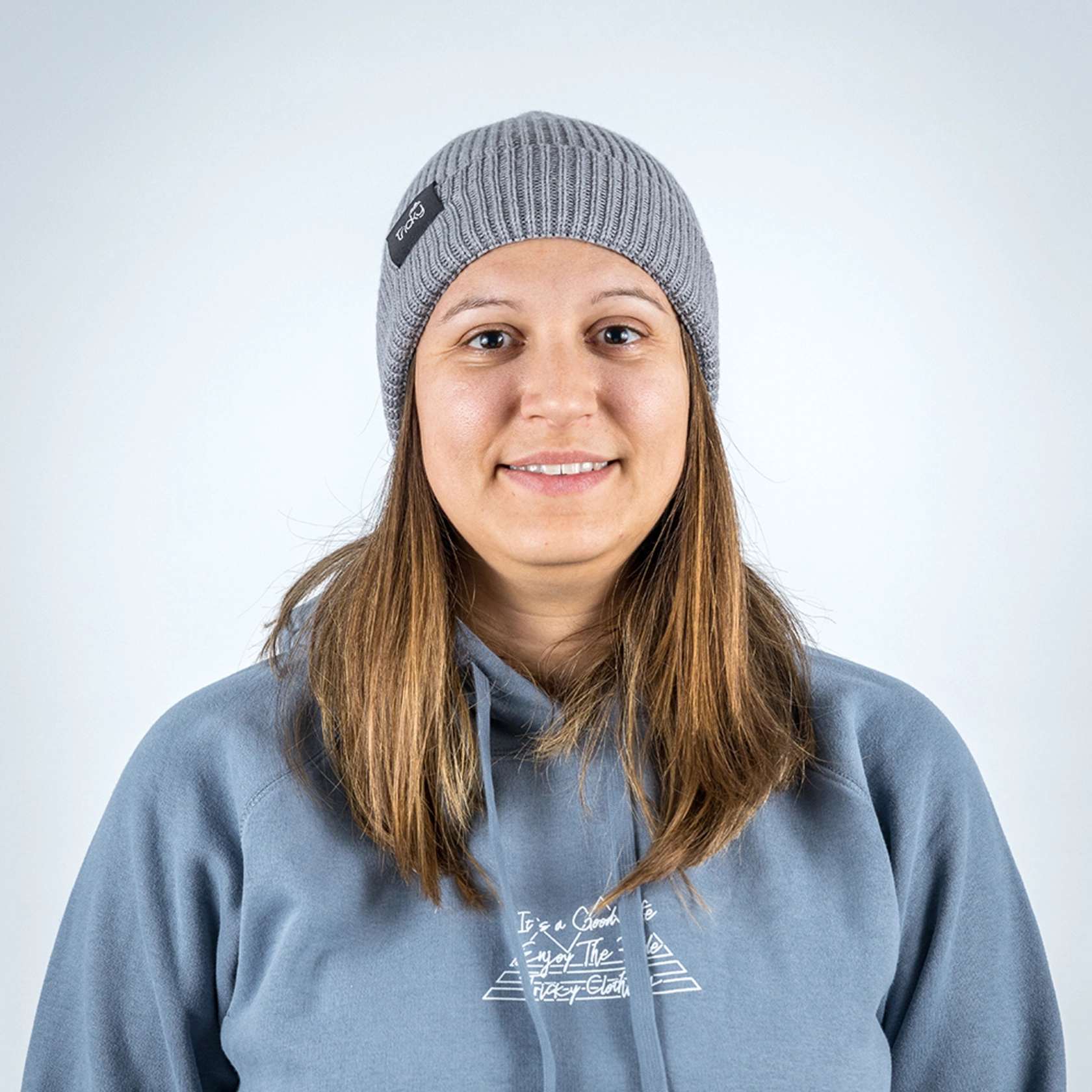 Tricky Lady Hoodie It`s a good life Mineral Grey Tricky Lady Hoodie It`s a good life Mineral Grey