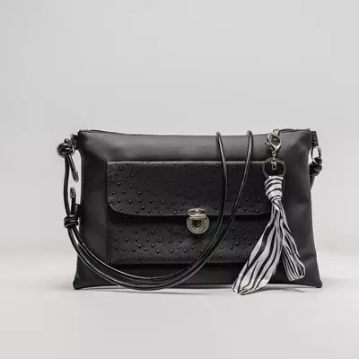 XL Nova-Bag schwarz Strauß