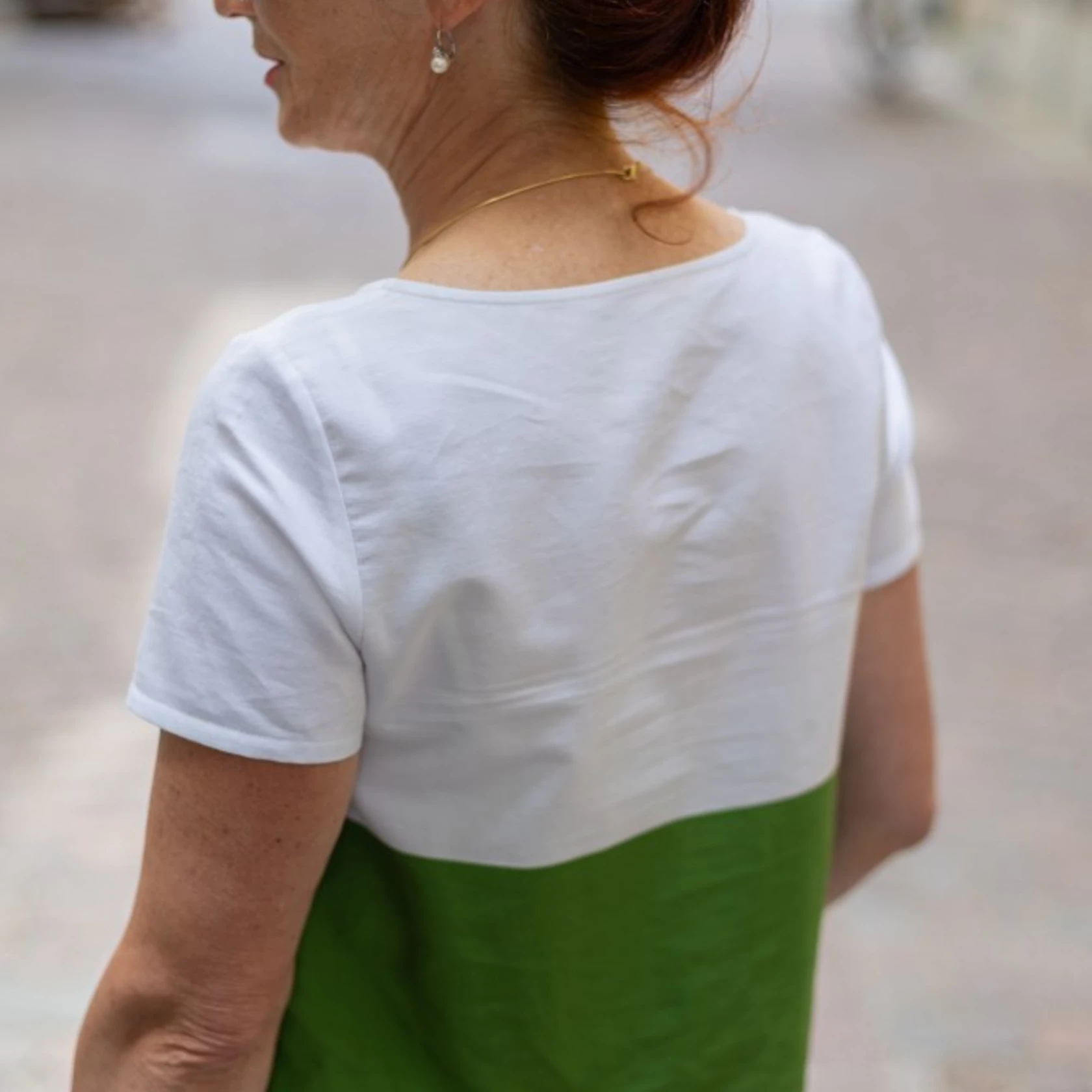 Bluse Zana kurz Goldlinie Bluse Zana kurz Goldlinie