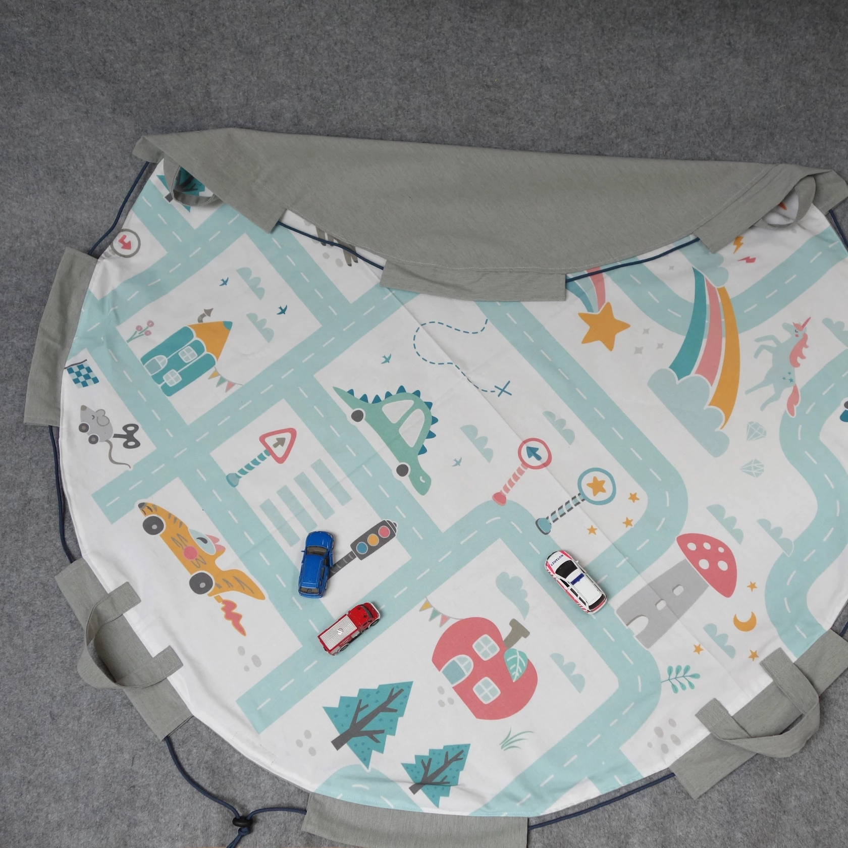 Spielesack Zauberstraße/Hellgrau Spielesack Zauberstraße/Hellgrau