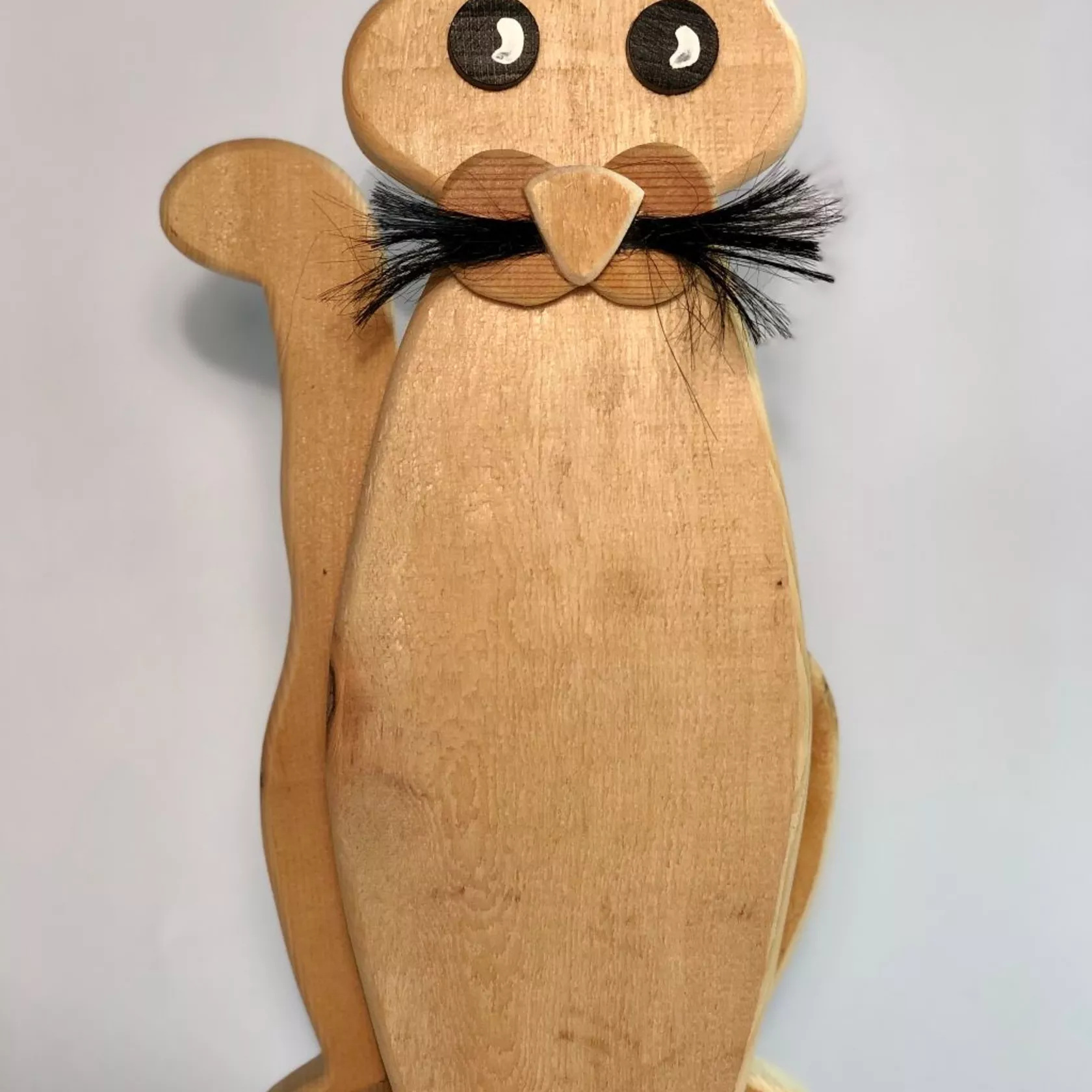 Katze stehend aus Holz Katze stehend aus Holz