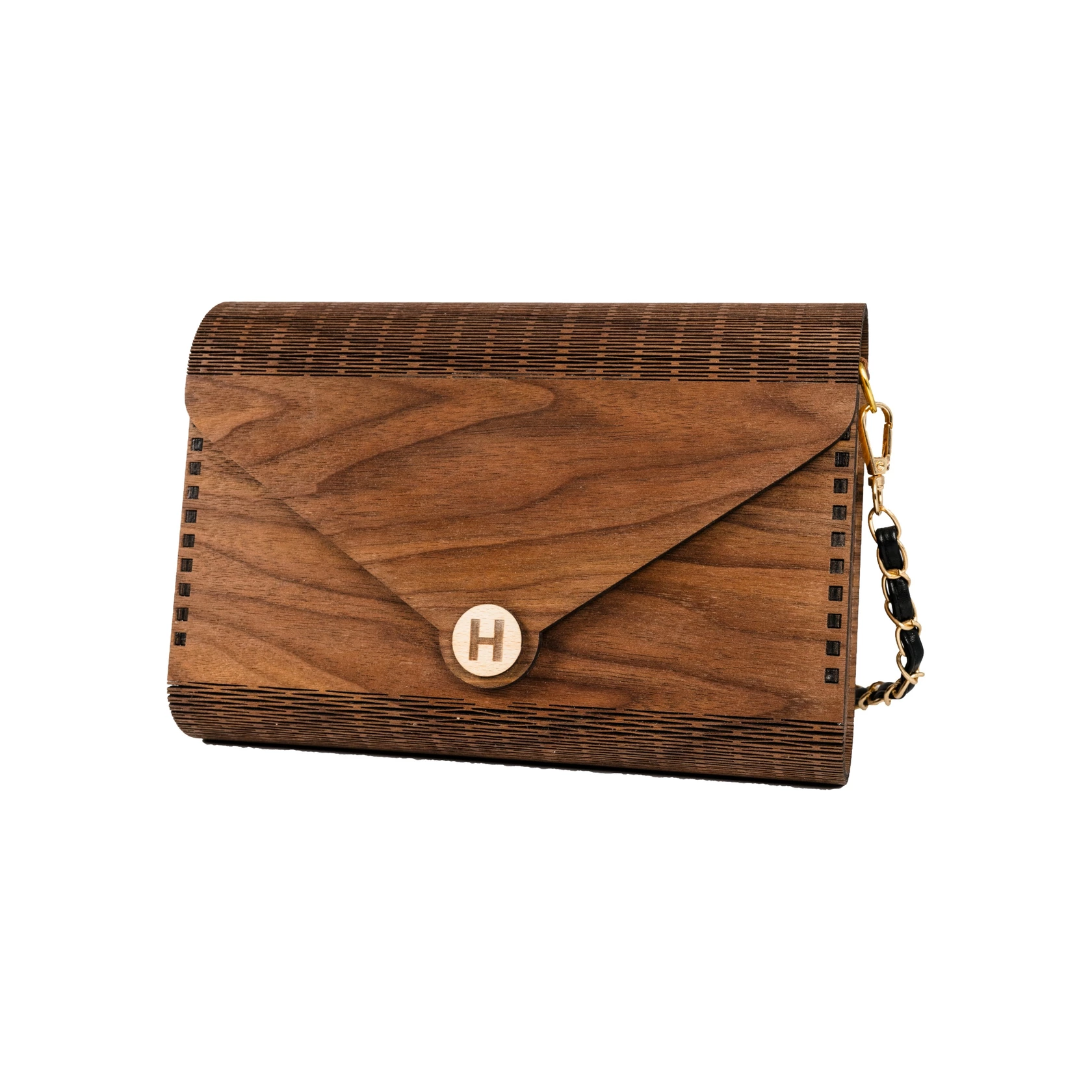 Handtasche aus Nussholz Handtasche aus Nussholz