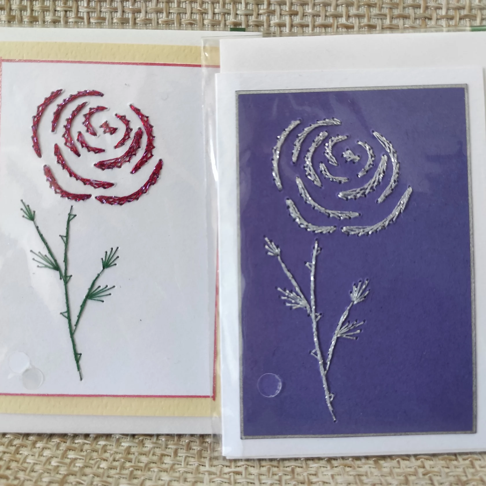 Paketkärtchen klein "Rose" Paketkärtchen klein "Rose"