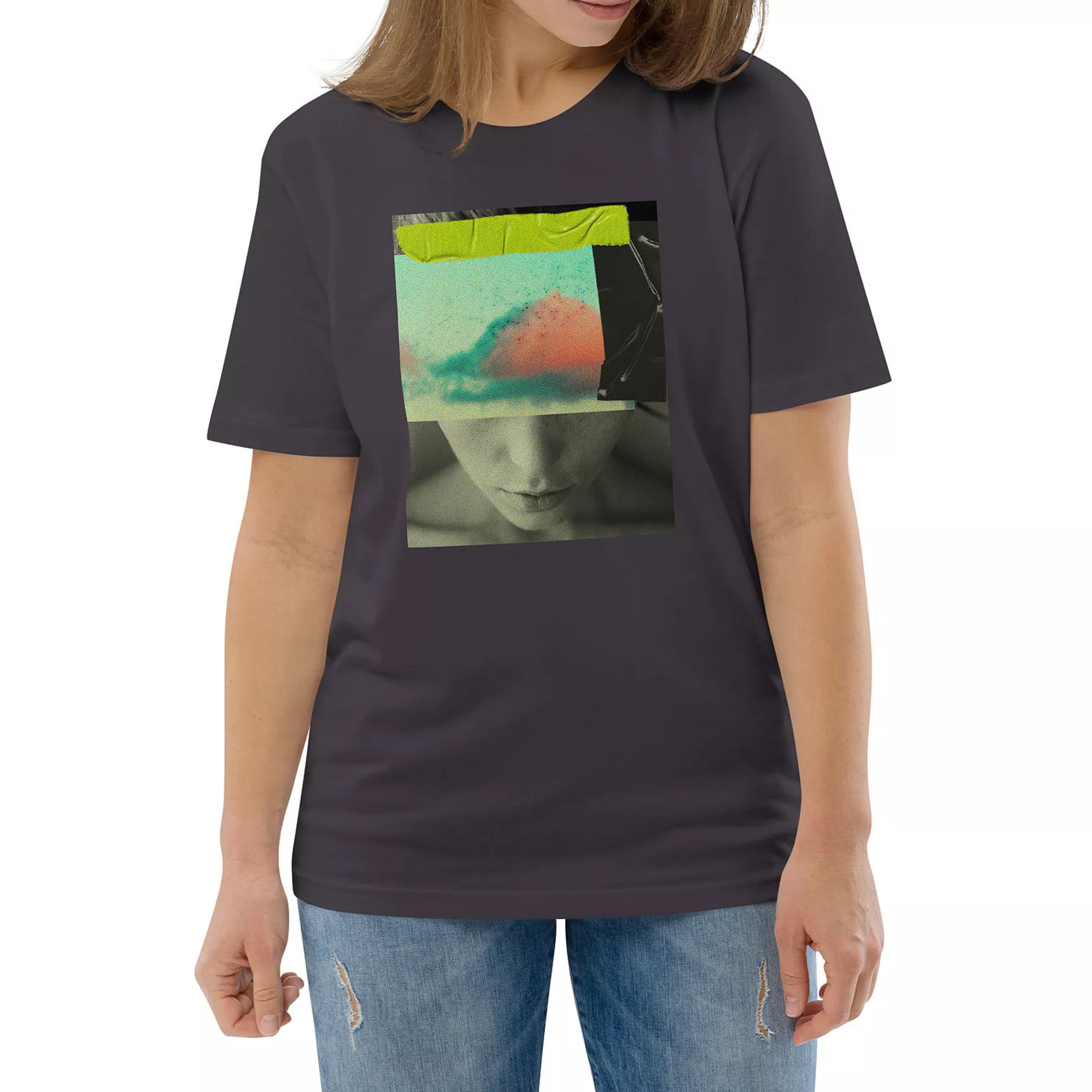 Biobaumwoll T-shirt Collage - "DAYDREAM" Biobaumwoll T-shirt Collage - "DAYDREAM"