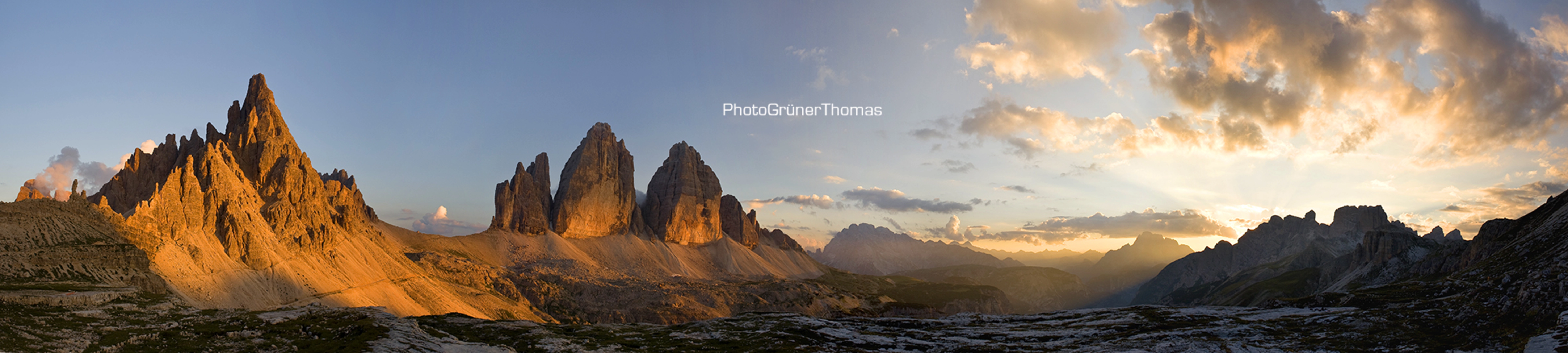 Panorama Dolomiten Drei Zinnen Südtirol Panorama Dolomiten Drei Zinnen Südtirol