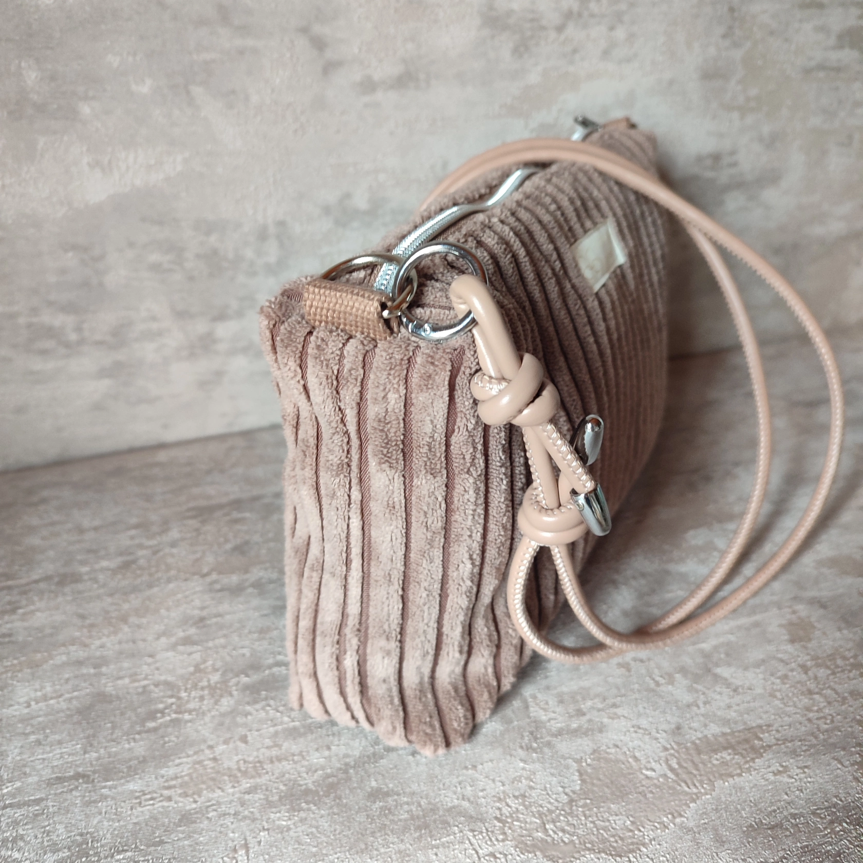 Minibag Breitcord cognac Minibag Breitcord cognac