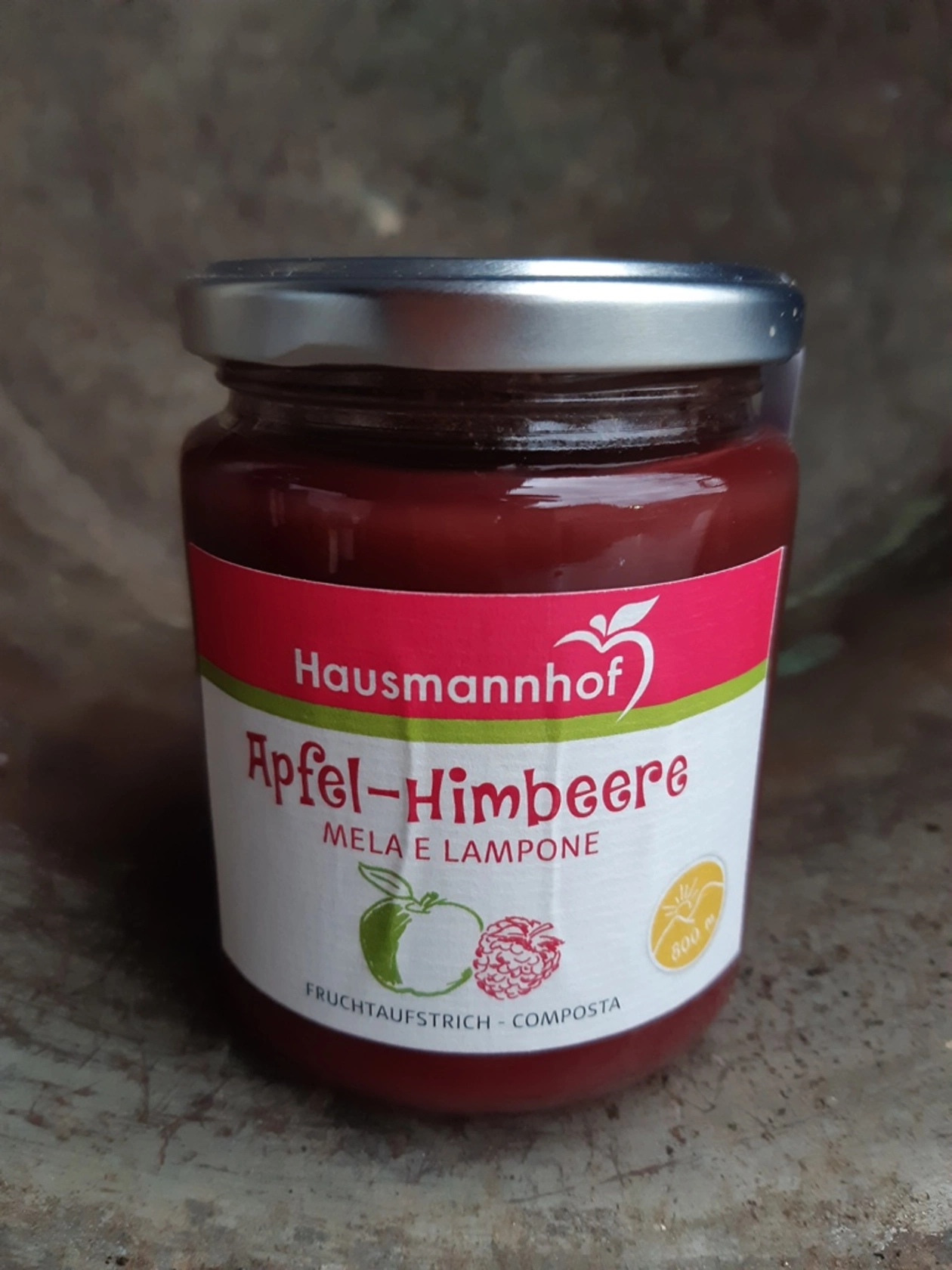Fruchtaufstrich Apfel - Himbeere Fruchtaufstrich Apfel - Himbeere
