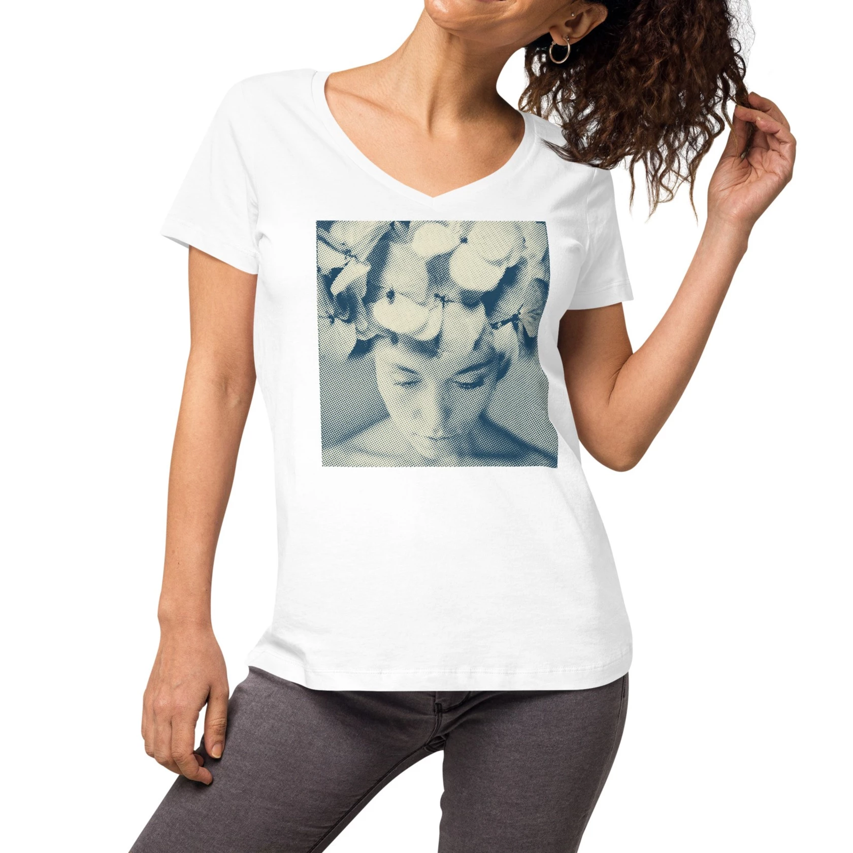 T-shirt per donna con collage T-shirt per donna con collage