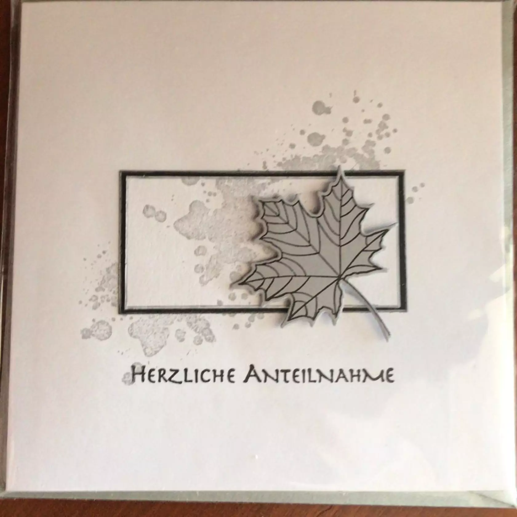 Beileidskarte
Beileidskarte